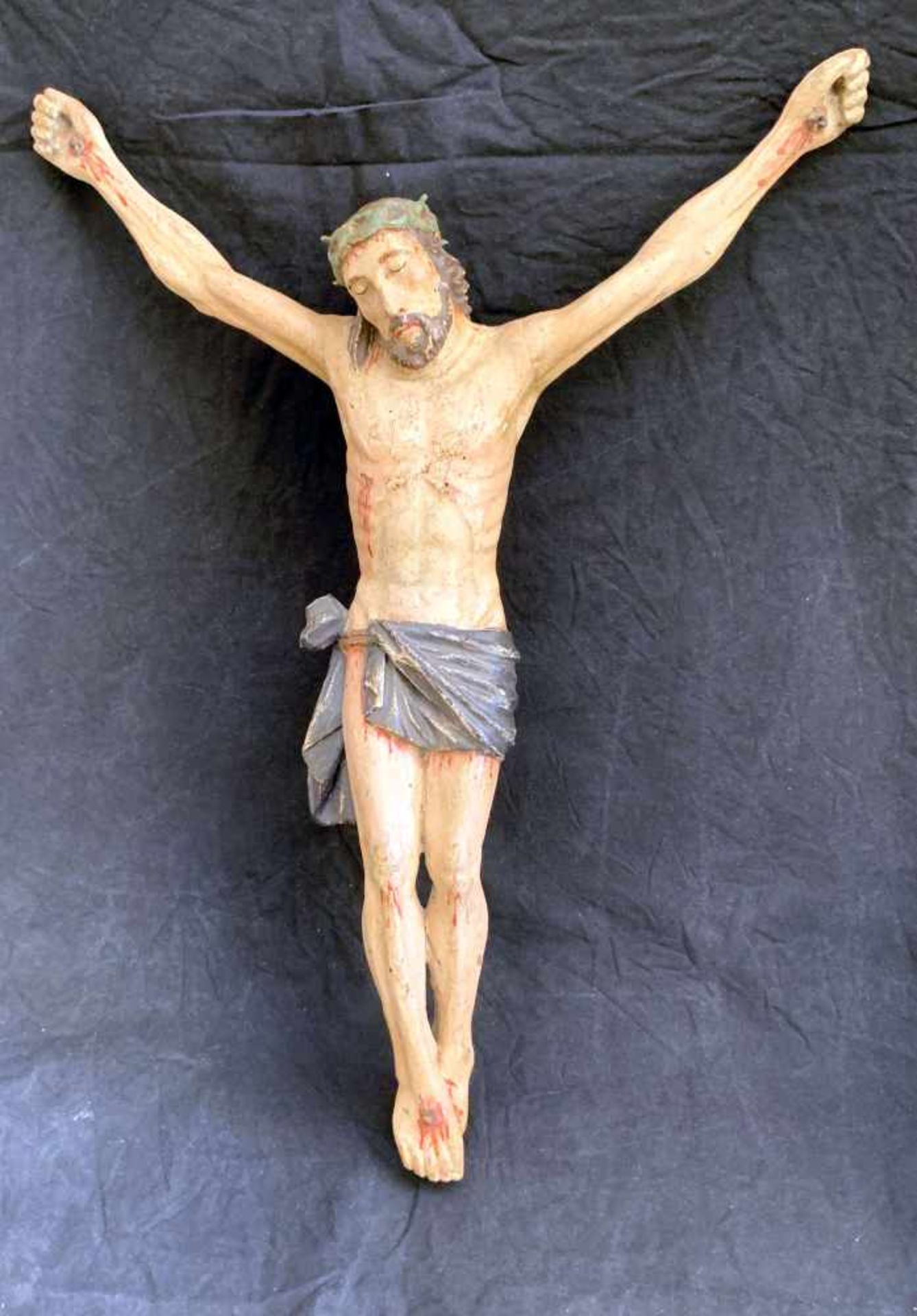 Kruzifixus, 18. Jh., Holz, Höhe 56 cm