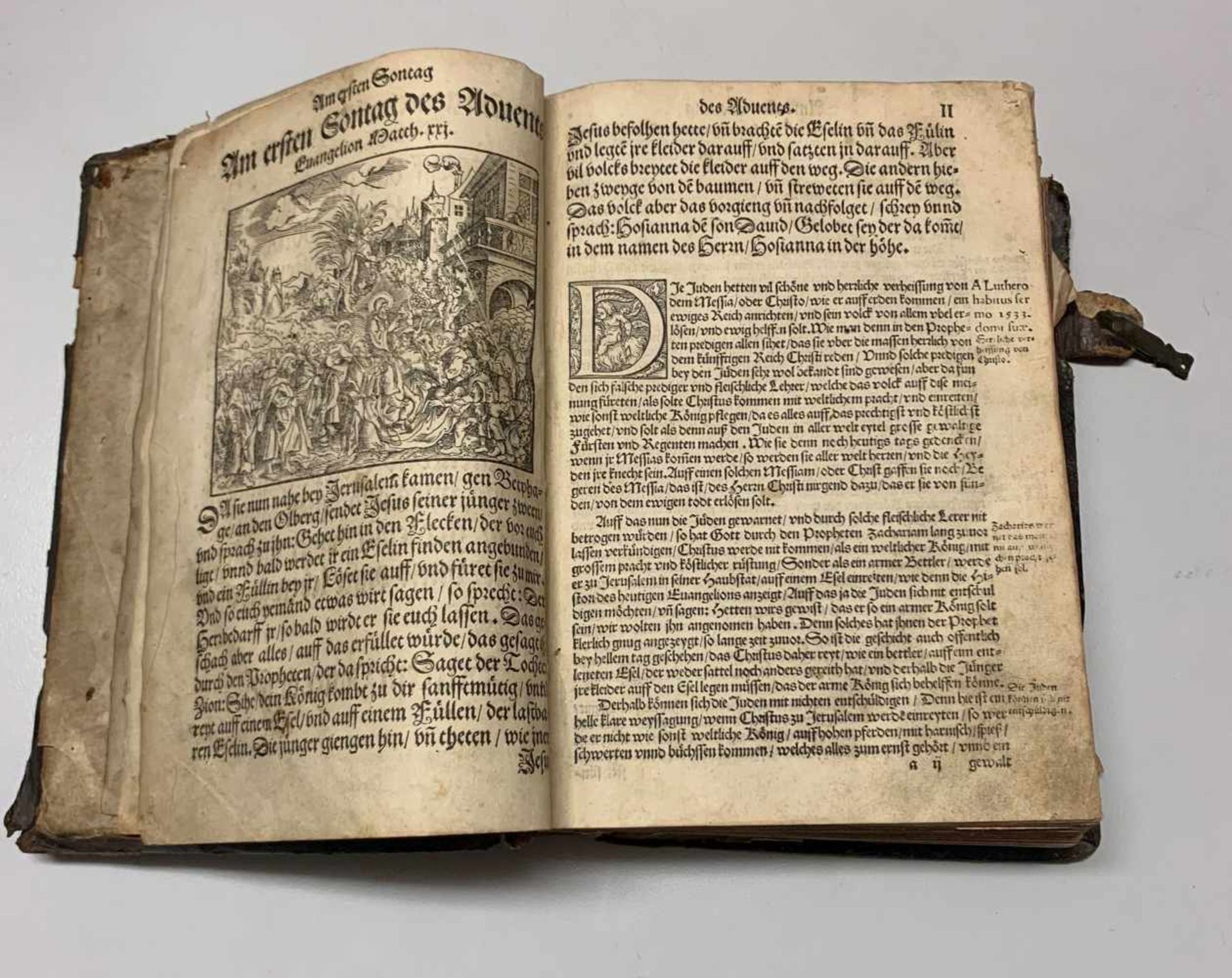 Martin Luther (1483 in Eisleben - 1546 Eisleben): Haußpostil; von Ostern biß auffs Advent, - Bild 2 aus 8