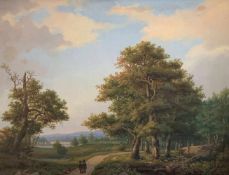 Heinrich Adolf V. HOFFMANN (Frankfurt 1814 - 1896 ebda., Frankfurter Schule) zugeschr., Landschaft