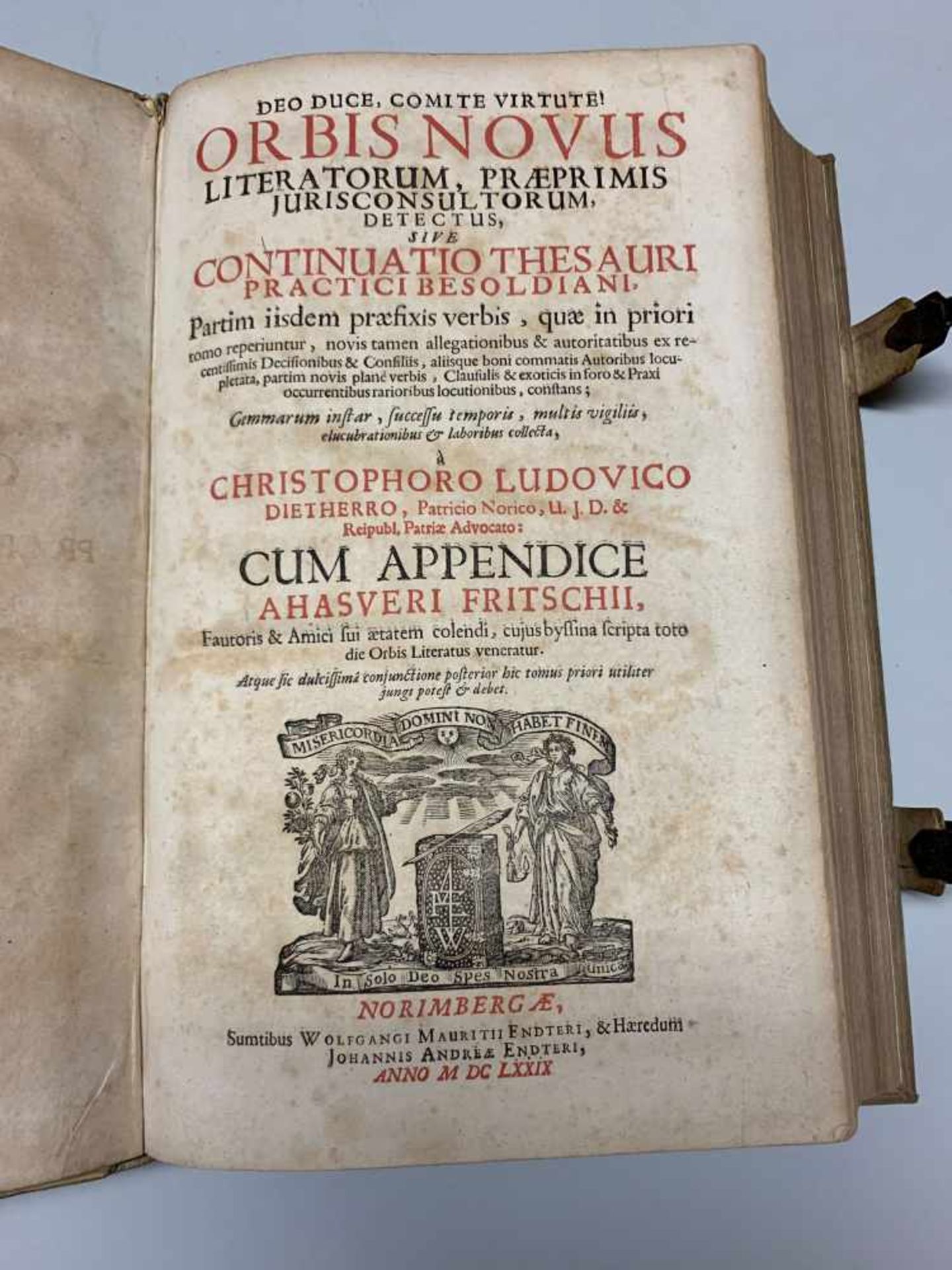 Christoph Ludwig: Orbis Novus Literatorum, Praeprimis, Jurisconsultorum, Detectus, Sive