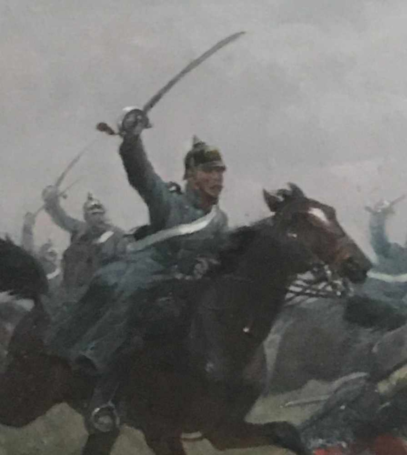 Louis BRAUN (1836-1916), Schlachtenszene im Deutsch-Französischen Krieg von 1870/1871: Preussische - Bild 2 aus 4
