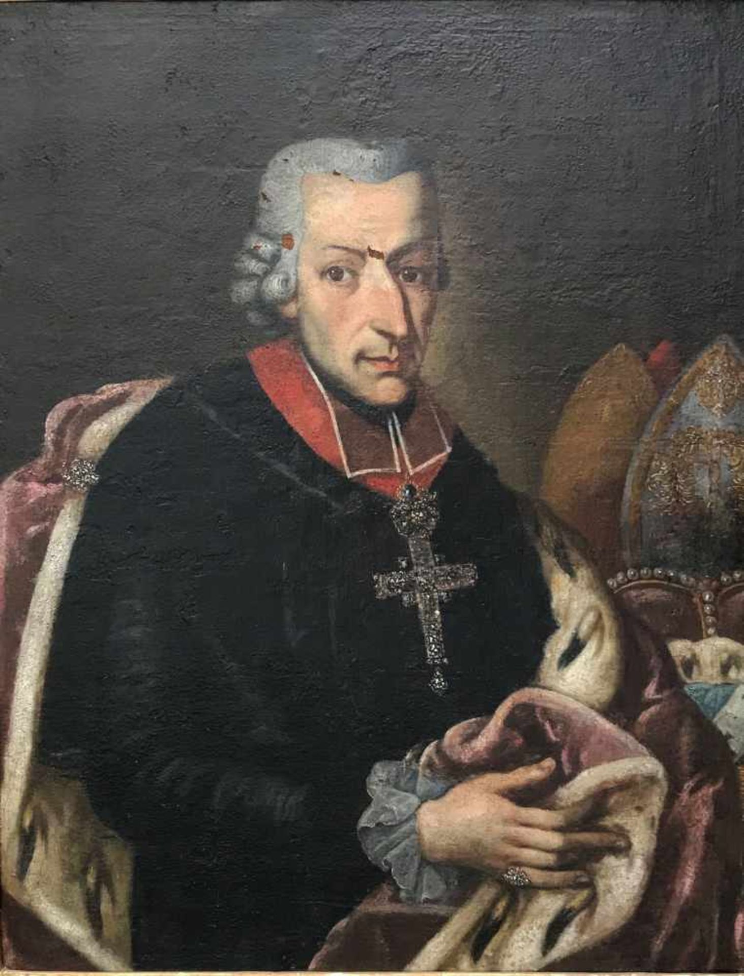 Portrait, Franz Ludwig von Erthal (1730 - 1795), Fürstbischof von Würzburg und Bamberg,