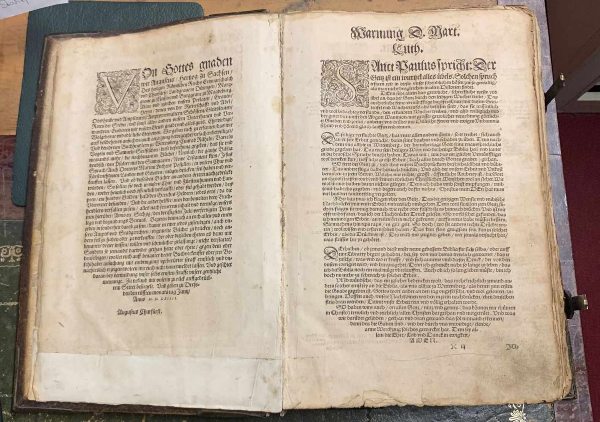 Martin Luther (1483 in Eisleben - 1546 Eisleben): Biblia. Das ist: Die gantze heilige Schrifft / - Bild 7 aus 7