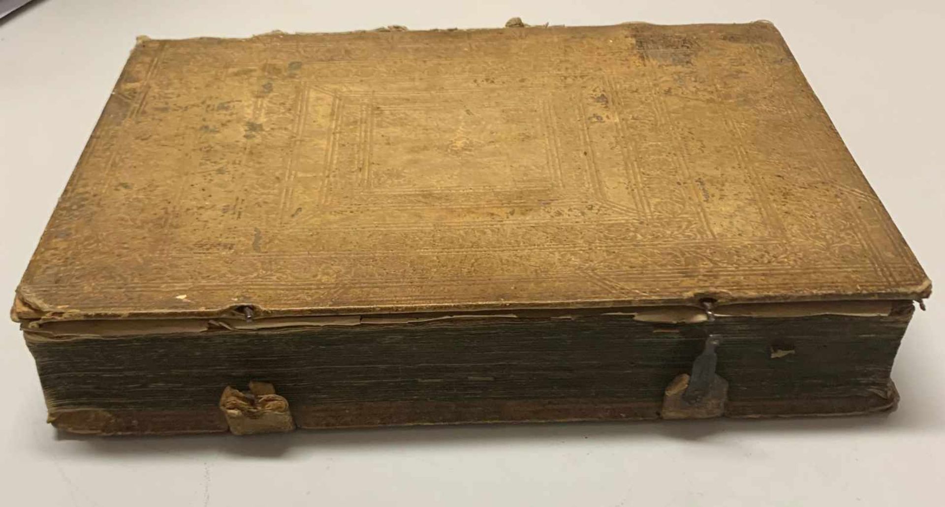 Bibel von 1519. Titel in rot u. schwarz. Holzschnitt monogrammiert: HSK (=Hansspringinsklee). - Image 4 of 9