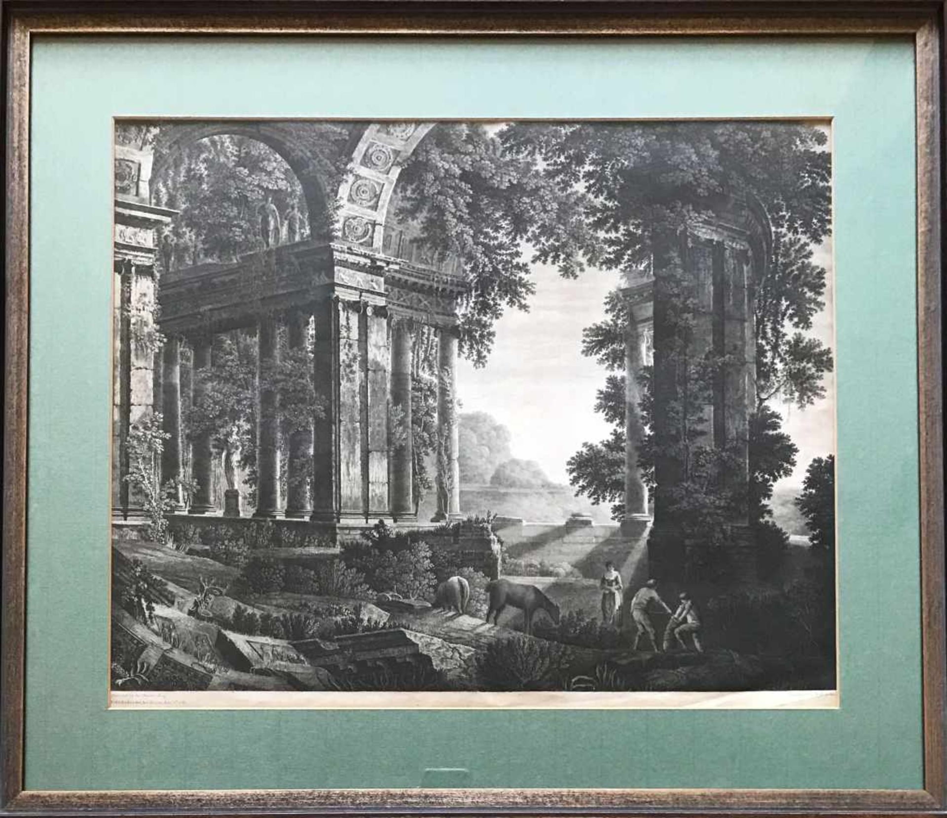 Konvolut 8 Graphiken: Giovanni Battista Piranesi (1720 Venedig - Rom 1778), zwei Radierungen: " - Bild 5 aus 9