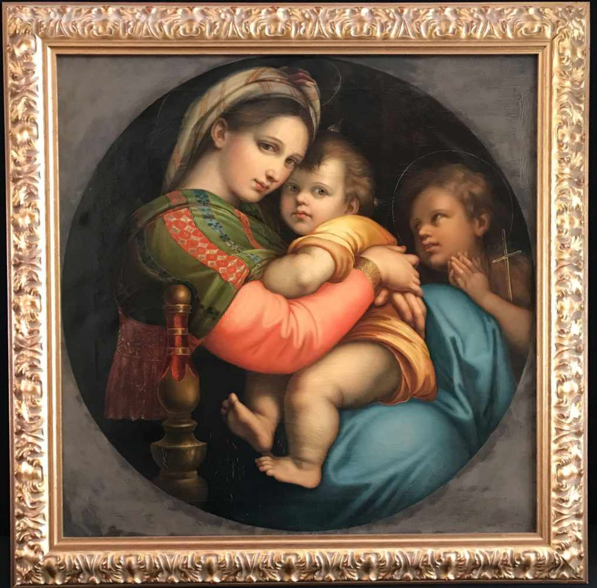 Raffael (Urbino 1583 - 1520 Rom), Madonna della Sedia (Seggiola) - Bild 3 aus 5