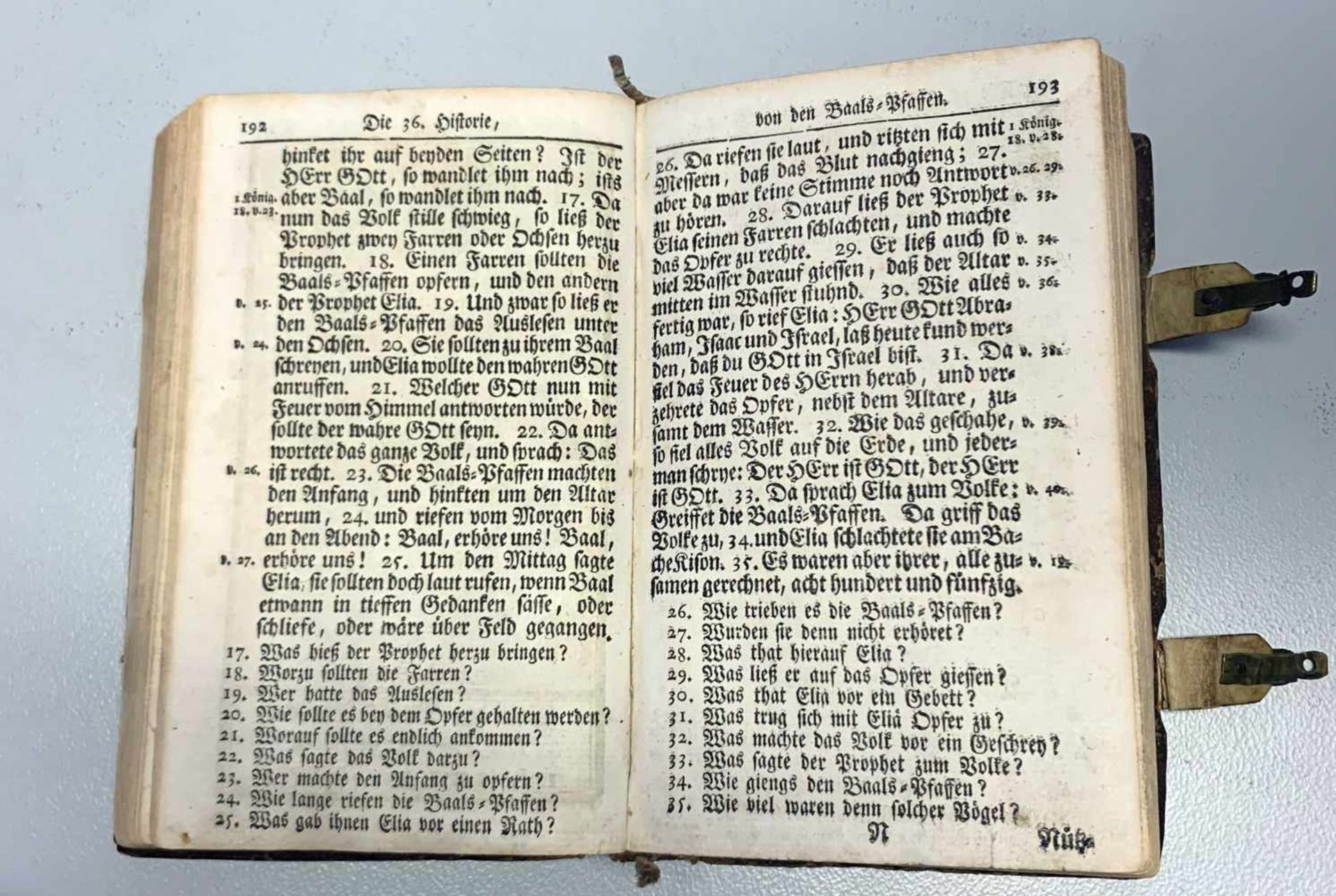 Johann Hübnern: Zweymal zwey und funfzig auserlesene biblische Historien aus dem Alten und Neuen - Image 5 of 6