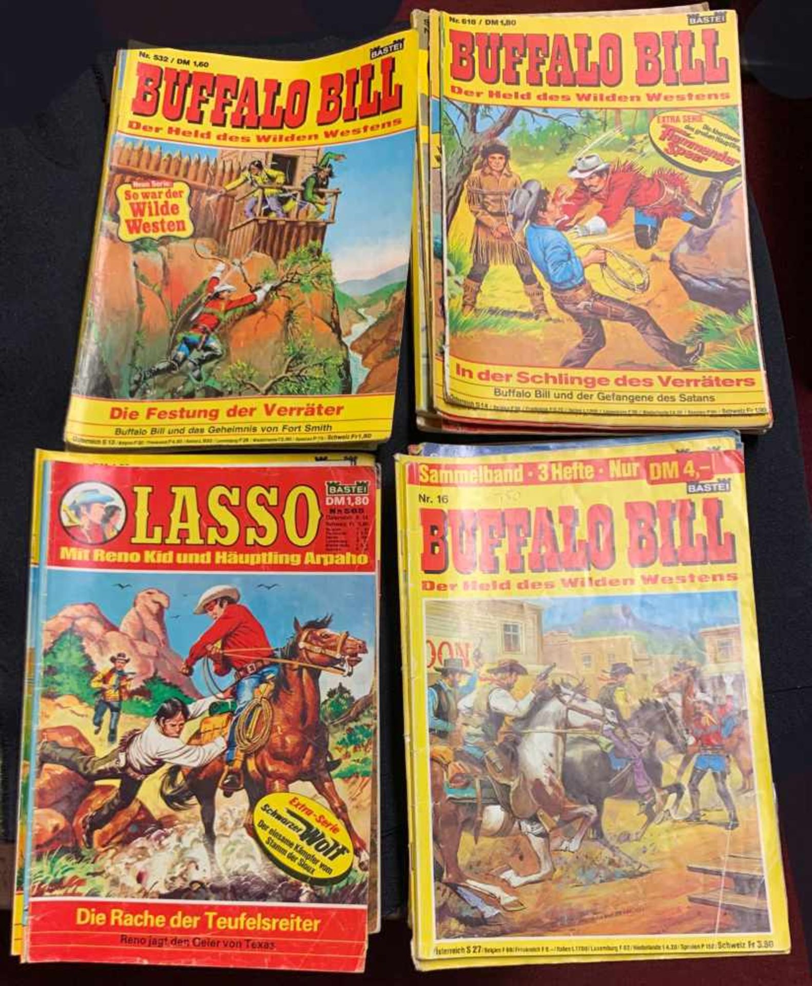 Konvolut Comics, Comix, verschiedene Reihen und Nummern: Lasso, Bessy, Grosse Abenteuer, Buffalo - Bild 6 aus 8