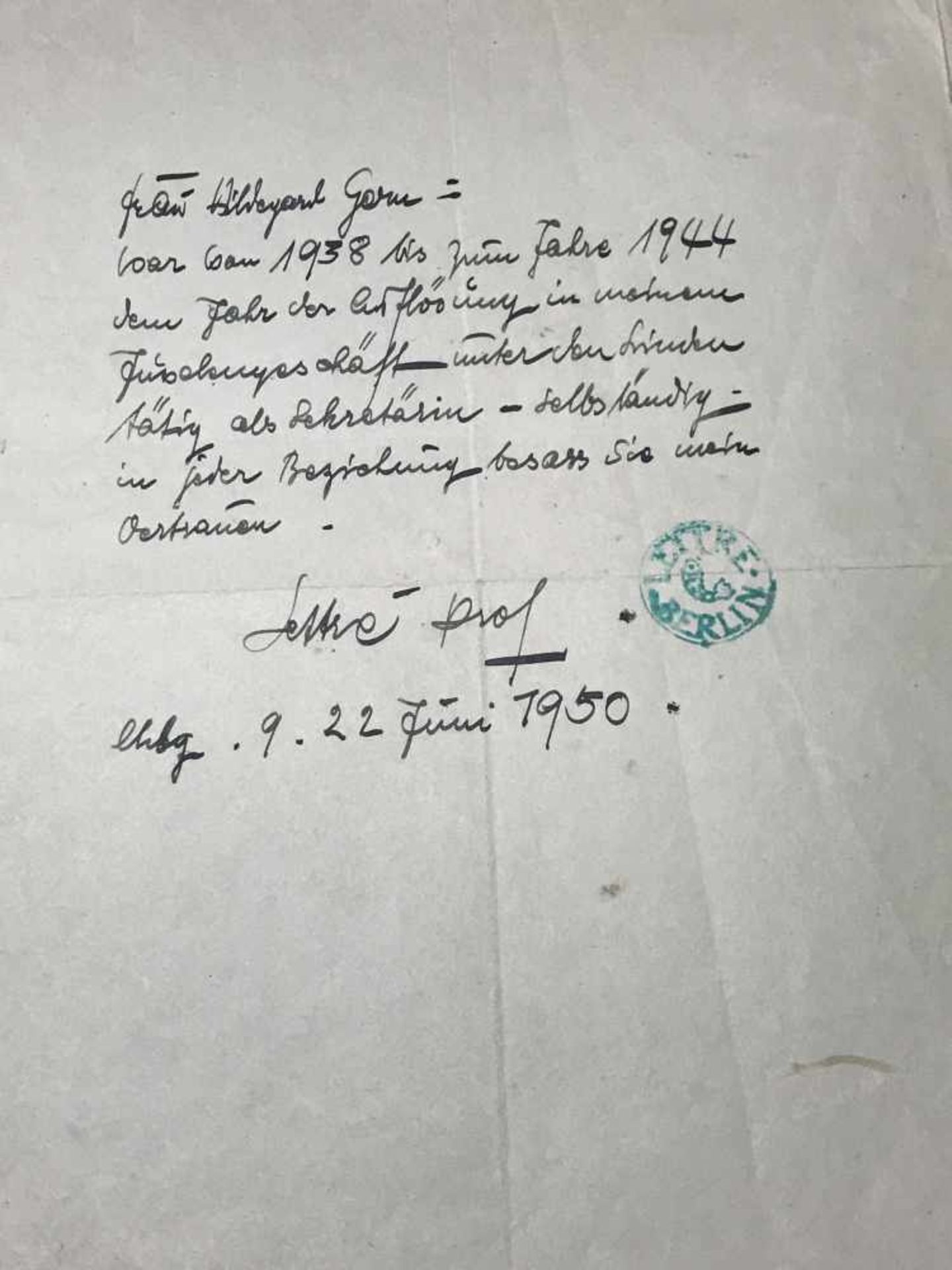 Emil Lettré, Schmuckstücke und Dokumente aus dem Nachlass seiner Patentochter Monika Gern, s. - Bild 11 aus 15