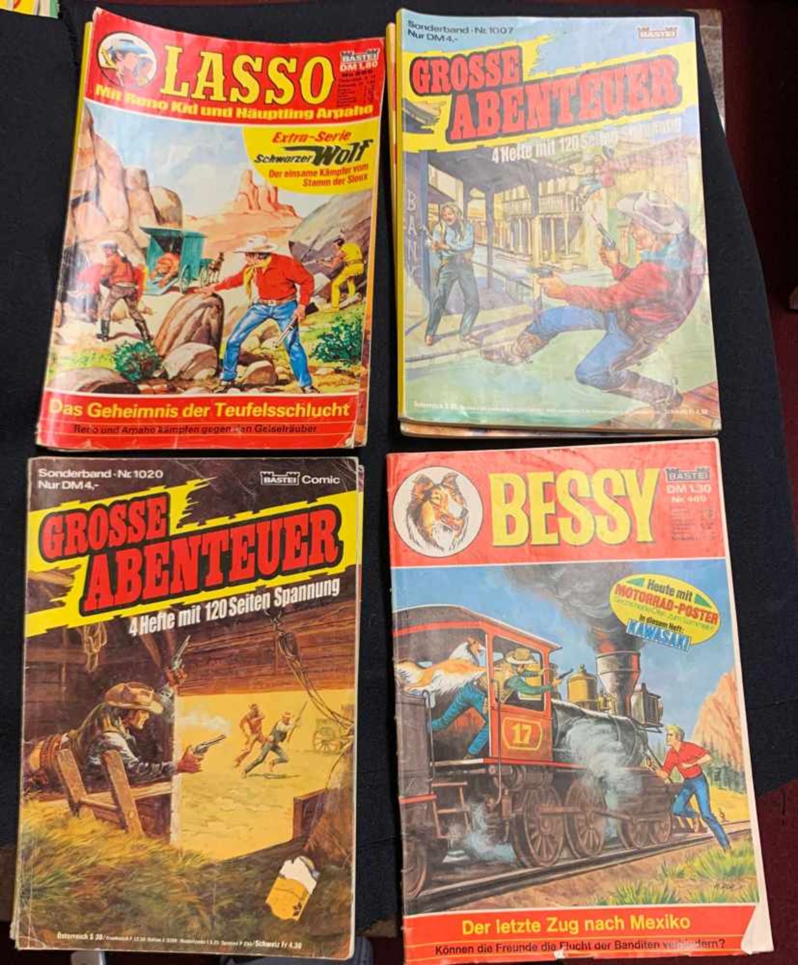 Konvolut Comics, Comix, verschiedene Reihen und Nummern: Lasso, Bessy, Grosse Abenteuer, Buffalo - Bild 4 aus 8