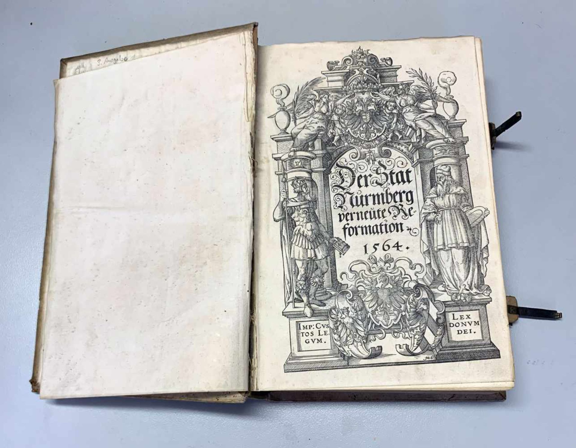 NÜRNBERG -Der Stat Nurmberg verneute Reformation, Nürnberg, 1564 - Bild 8 aus 11