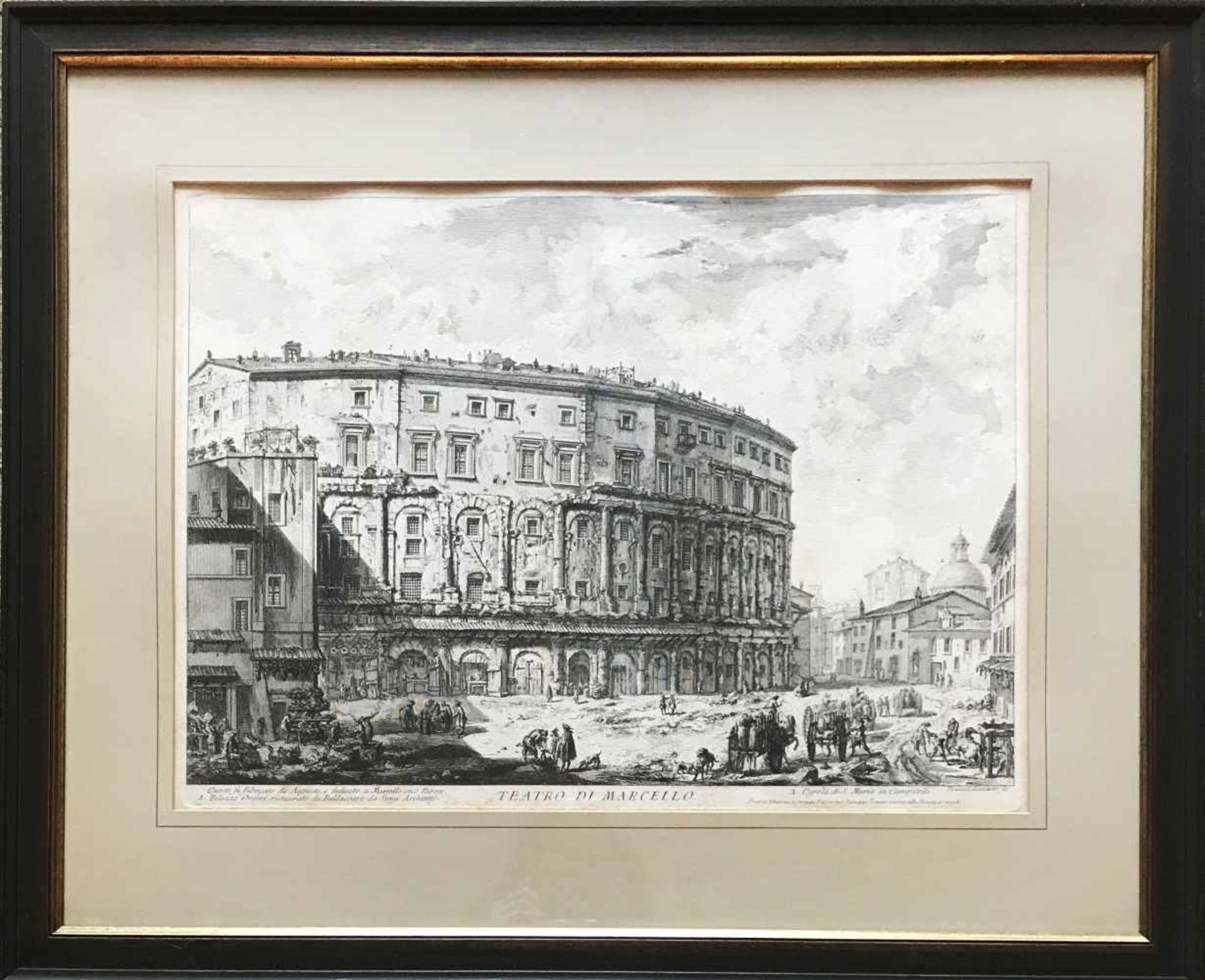 Konvolut 8 Graphiken: Giovanni Battista Piranesi (1720 Venedig - Rom 1778), zwei Radierungen: " - Bild 4 aus 9