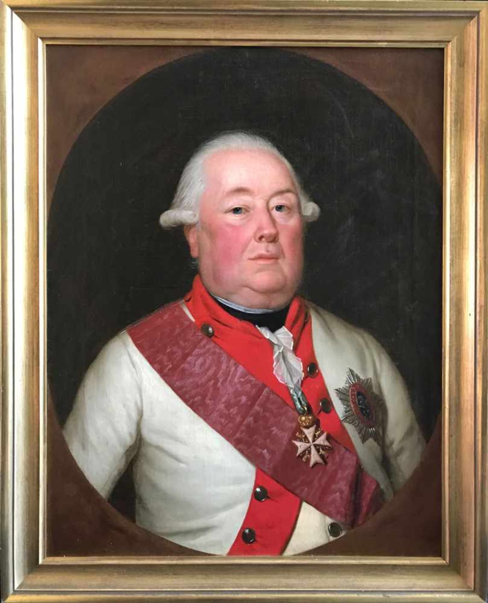 Wilhelm BÖTTNER (1752-1805), Portrait von Martin Ernst von Schlieffen, Landgraefl., Hess. Cassel. - Bild 2 aus 4