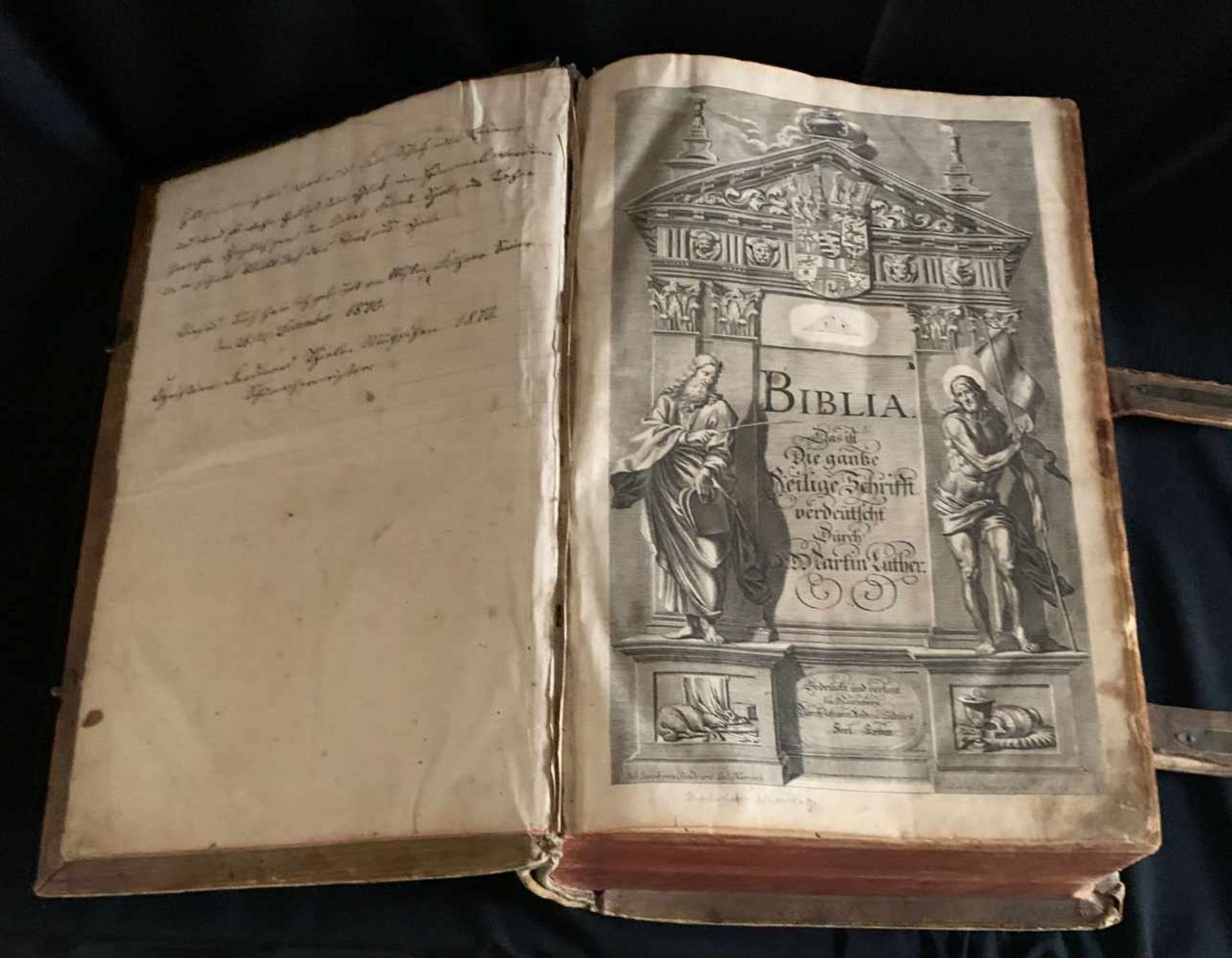 Kurfürstenbibel zu Nürnberg 1736. Biblia. Das ist die ganze Heilige Schrift des Alten und Neuen - Bild 7 aus 9