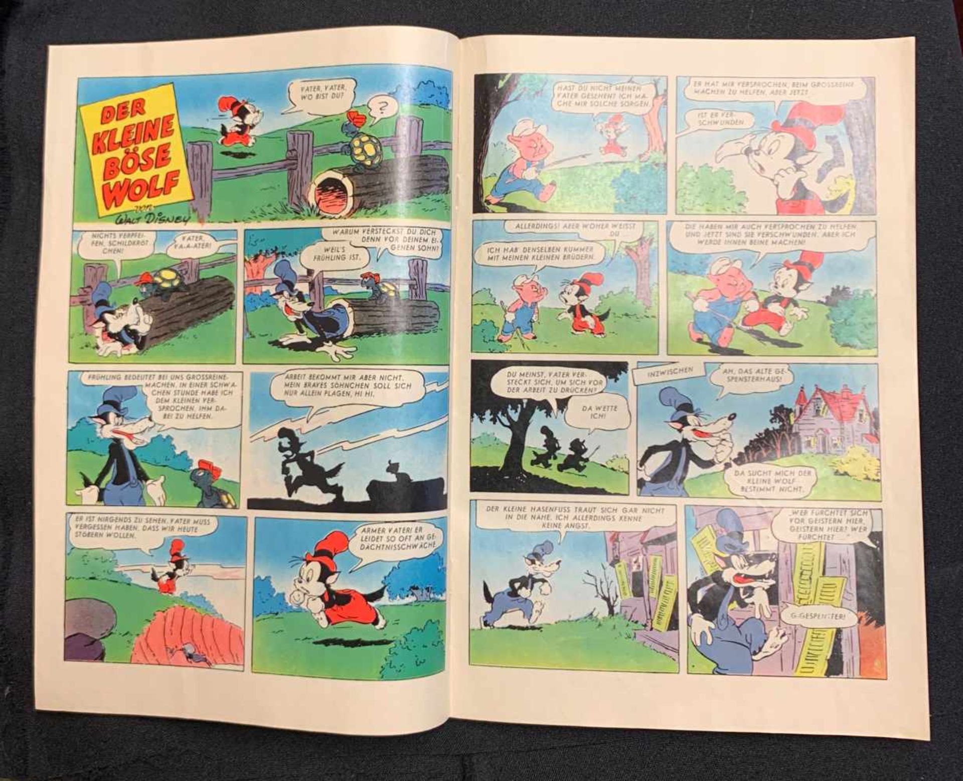 Walt Disney`s Micky Maus. Das bunte Monatsheft Nr. 2 vom Februar 1952, Nachdruck - Image 2 of 3