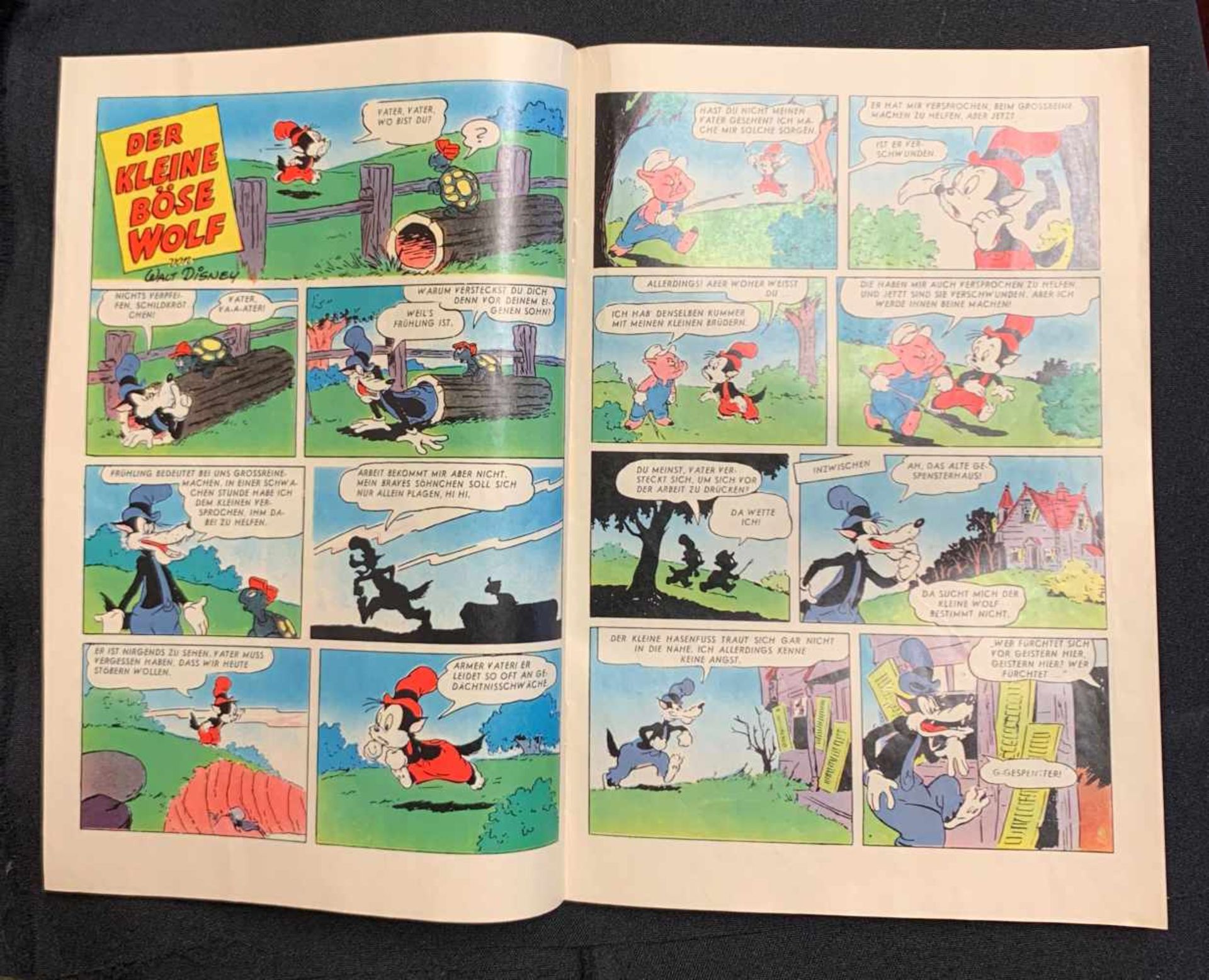 Walt Disney`s Micky Maus. Das bunte Monatsheft Nr. 2 vom Februar 1952, Nachdruck - Bild 2 aus 3