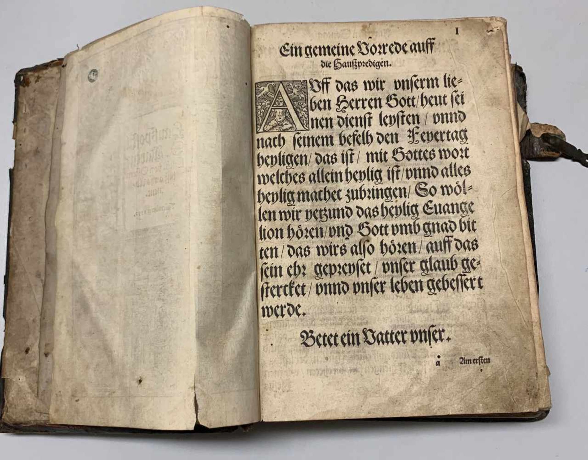 Martin Luther (1483 in Eisleben - 1546 Eisleben): Haußpostil; von Ostern biß auffs Advent, - Bild 3 aus 8