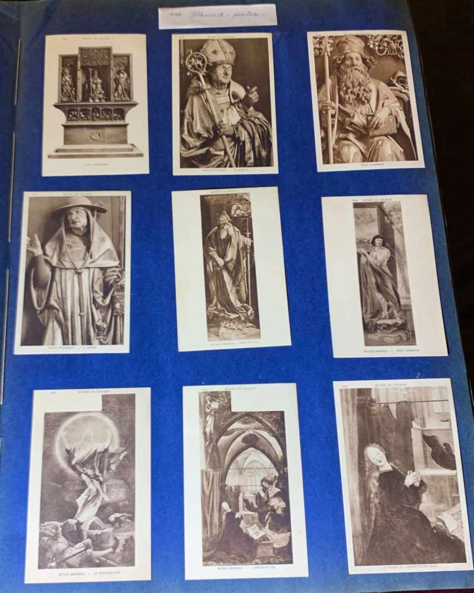 2 große Alben, Frankreich, mit ca. 2200 alten Postkarten. Kunsthistorische Motive, Personen, Orte, - Bild 19 aus 19