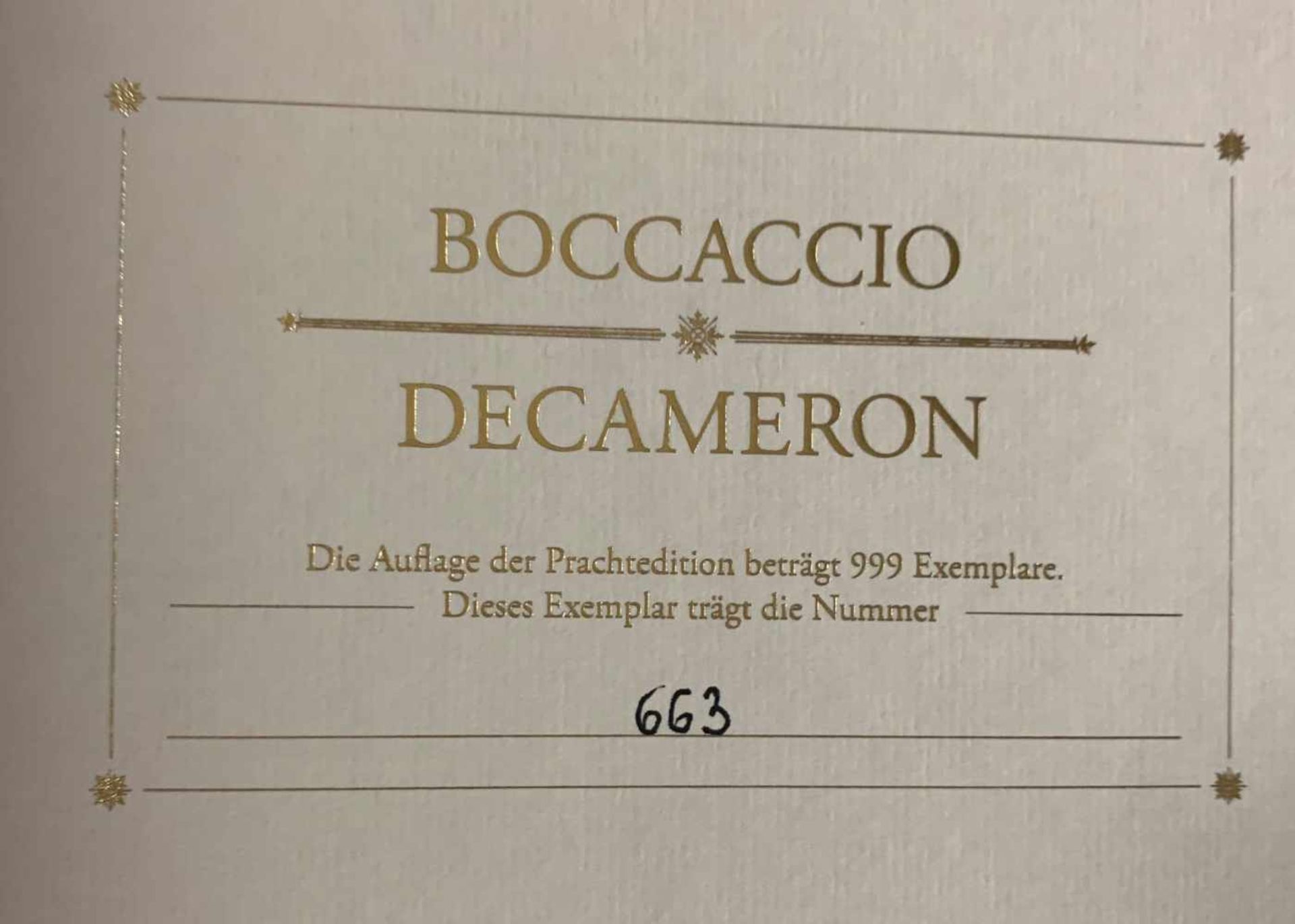 Boccaccio, Giovanni: Decameron. Cod. Pal.lat 1989, Bibliotheca Apostolica Vaticana, Faksimile 2018, - Bild 4 aus 6