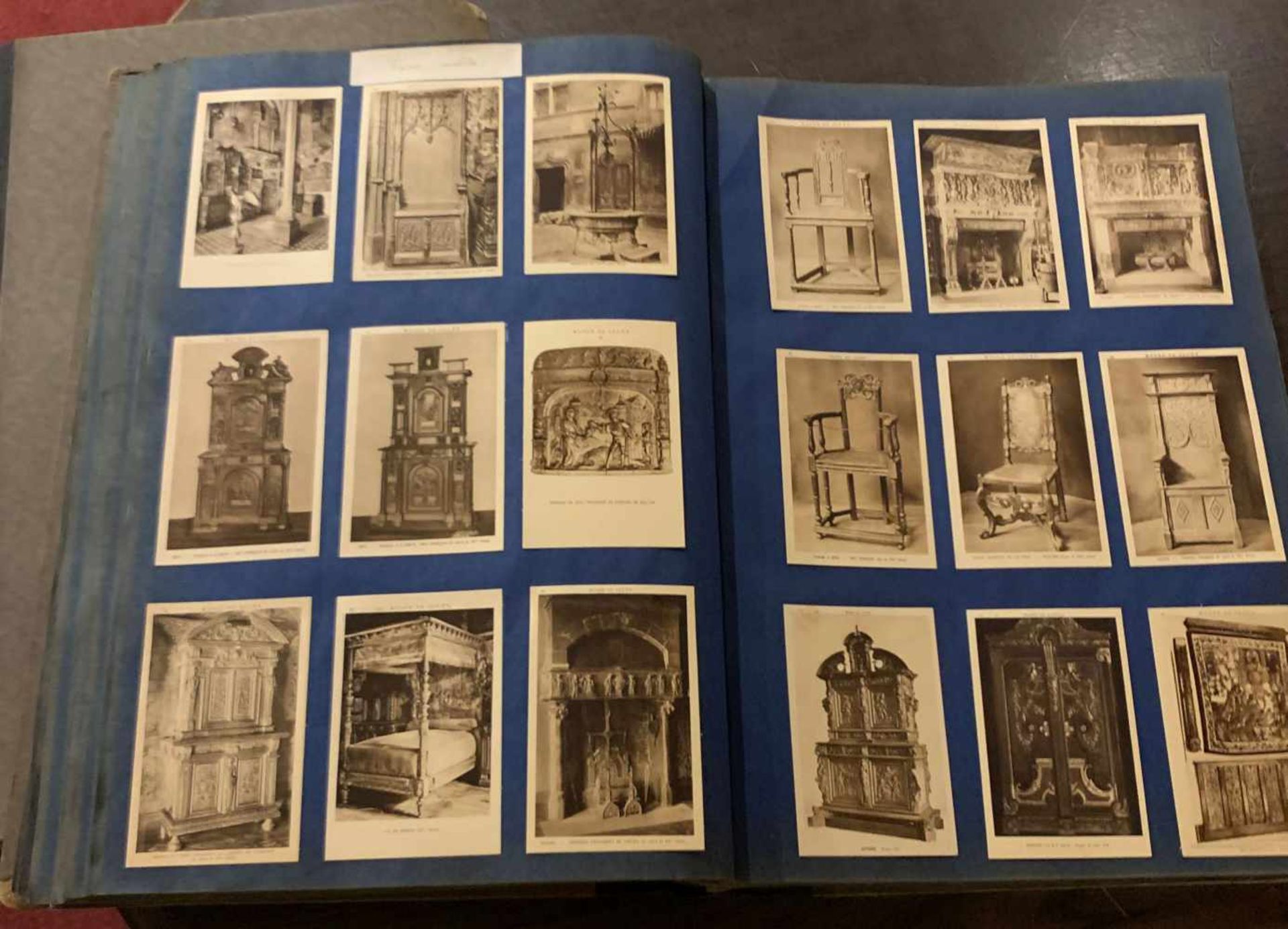 2 große Alben, Frankreich, mit ca. 2200 alten Postkarten. Kunsthistorische Motive, Personen, Orte, - Bild 12 aus 19