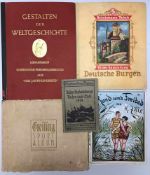 5 Bücher: Gestalten der Weltgeschichte, Hamburg 1933; Deutsche Burgen, Bremen ca. 1930;Greiling