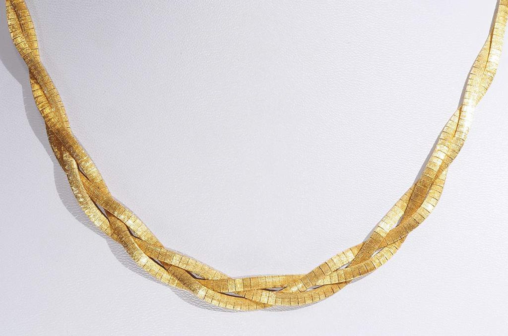 Collier, 750er Gelbgold. - Image 3 of 6