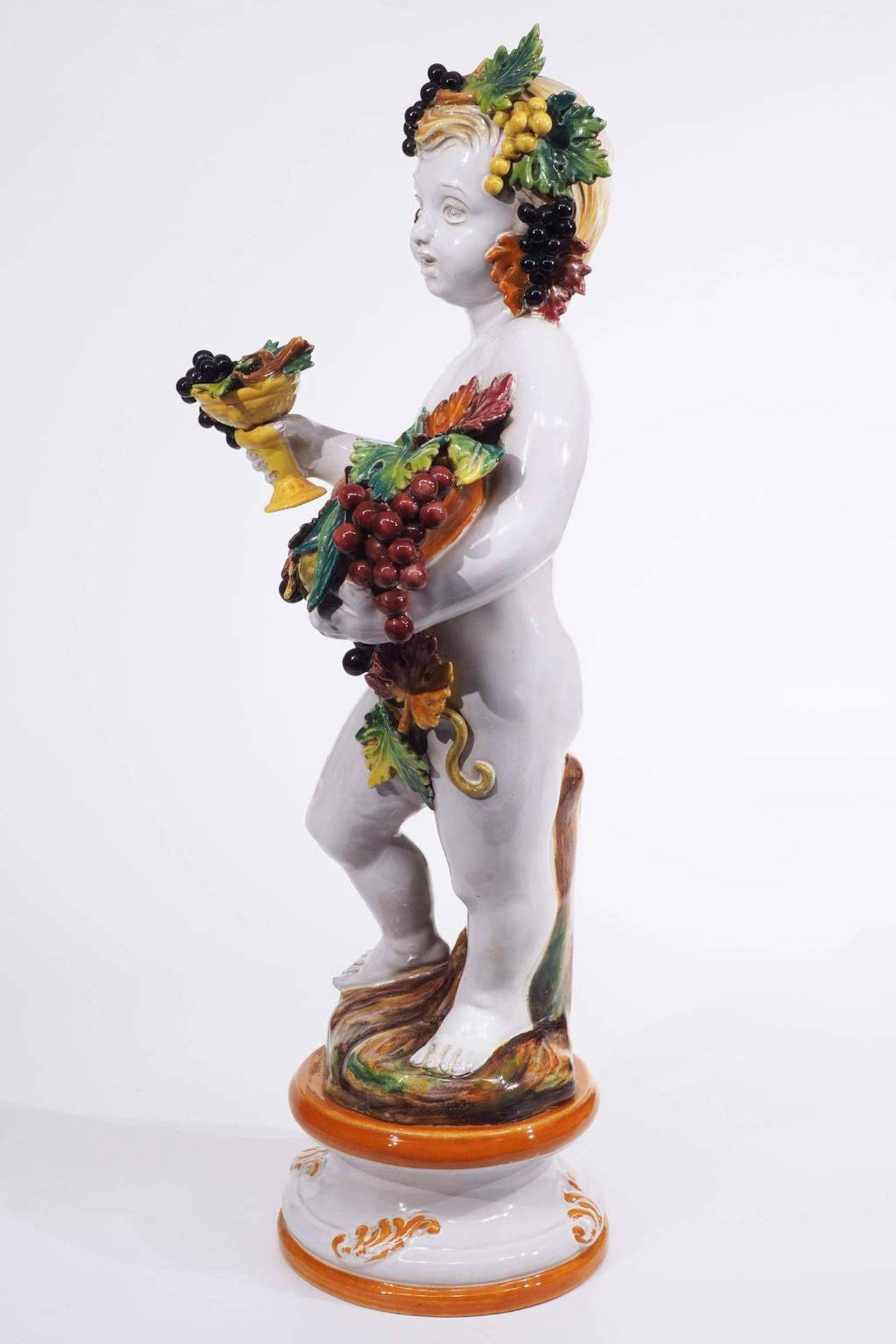 Putto als Weingott "Bacchus". - Bild 5 aus 6