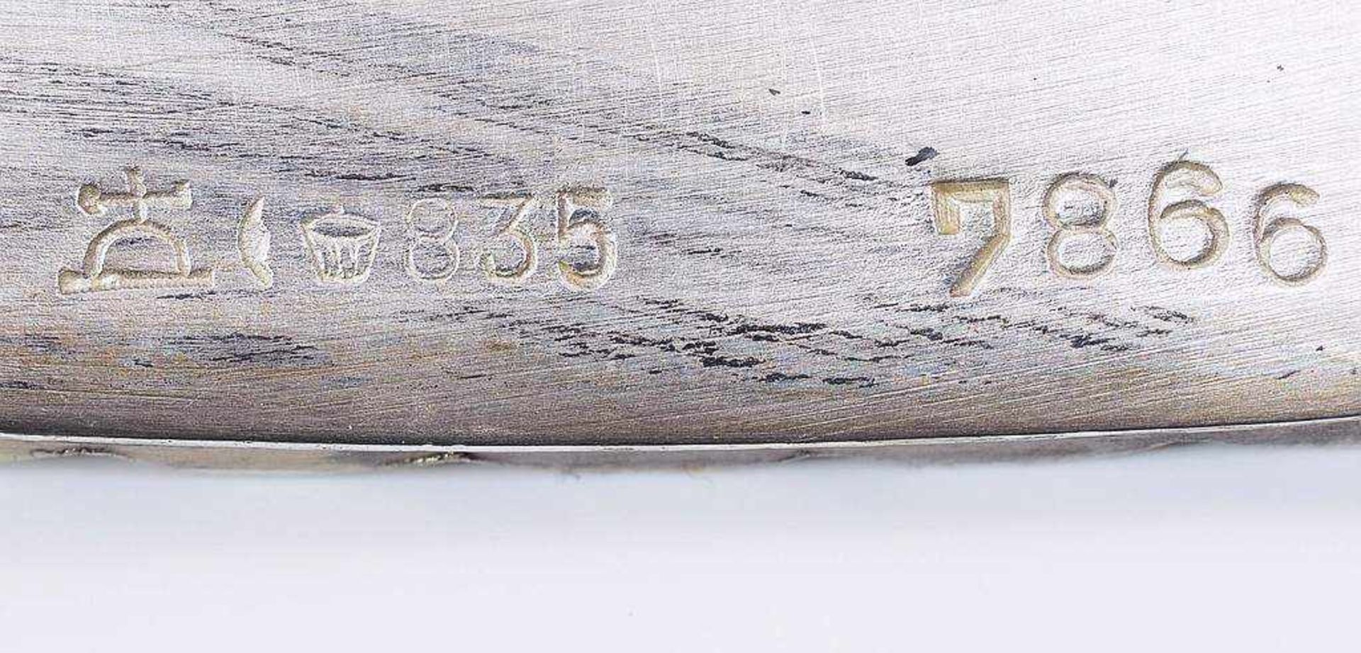 Außergewöhnlicher Kerzenleuchter WILKENS 835er Silber.<b - Image 6 of 6