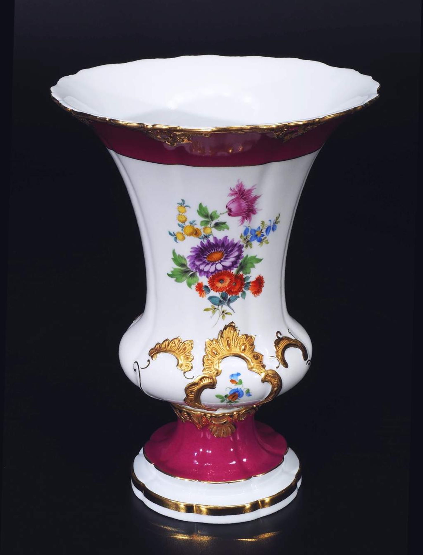 MEISSEN-Prunkvase. - Image 2 of 6