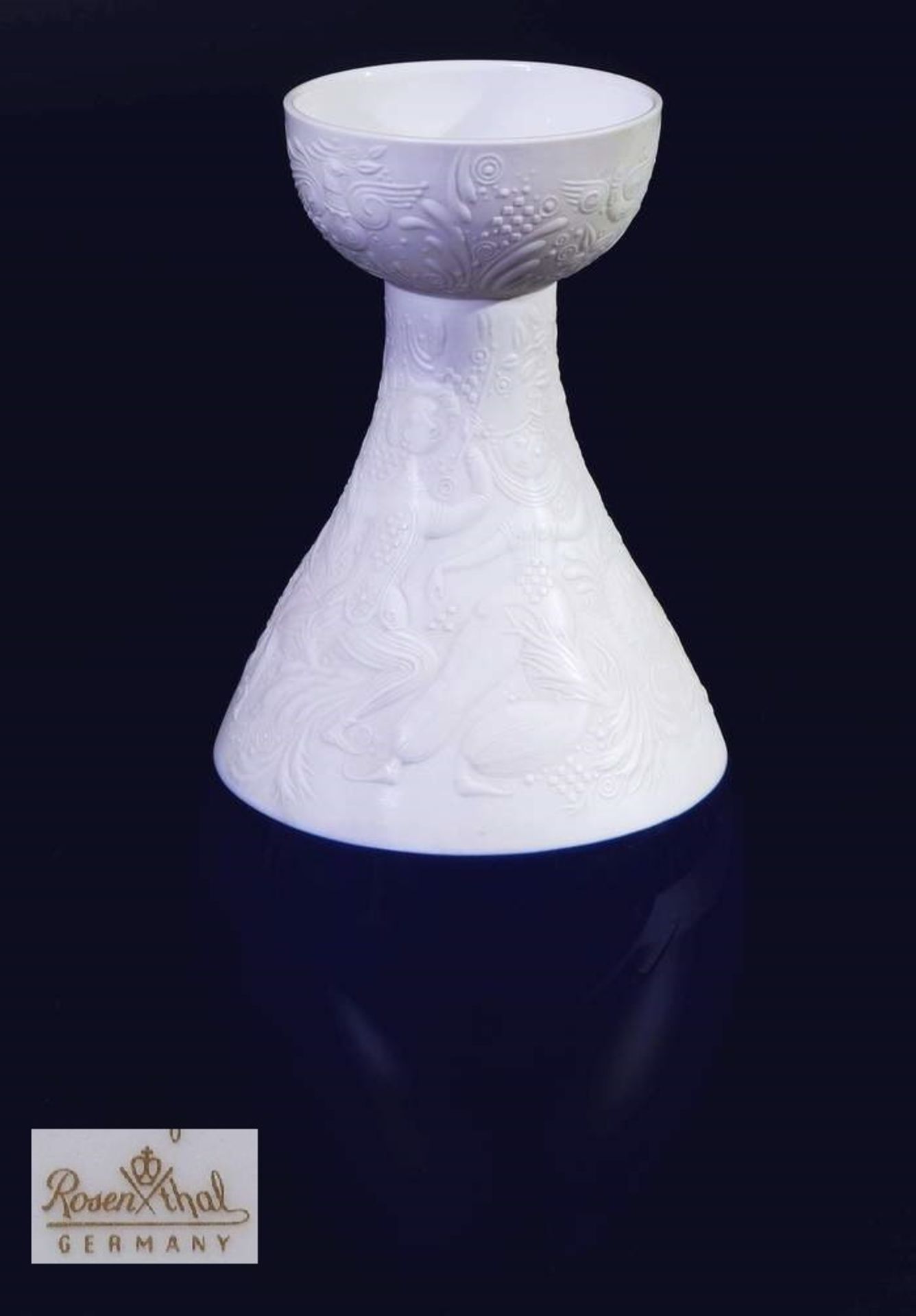 Rosenthal Vase " Zauberflöte Sarastro". <