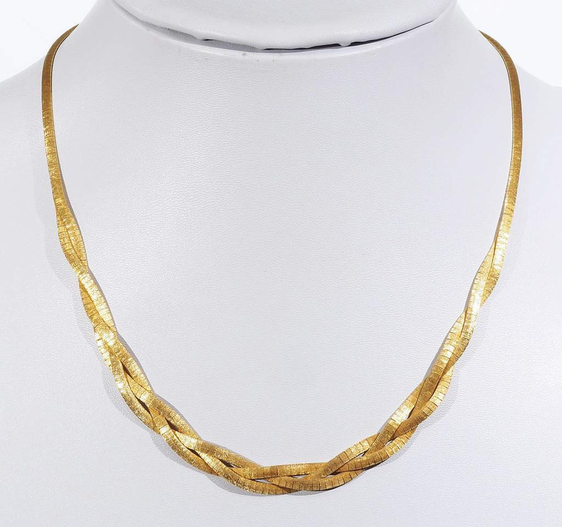 Collier, 750er Gelbgold. - Image 2 of 6