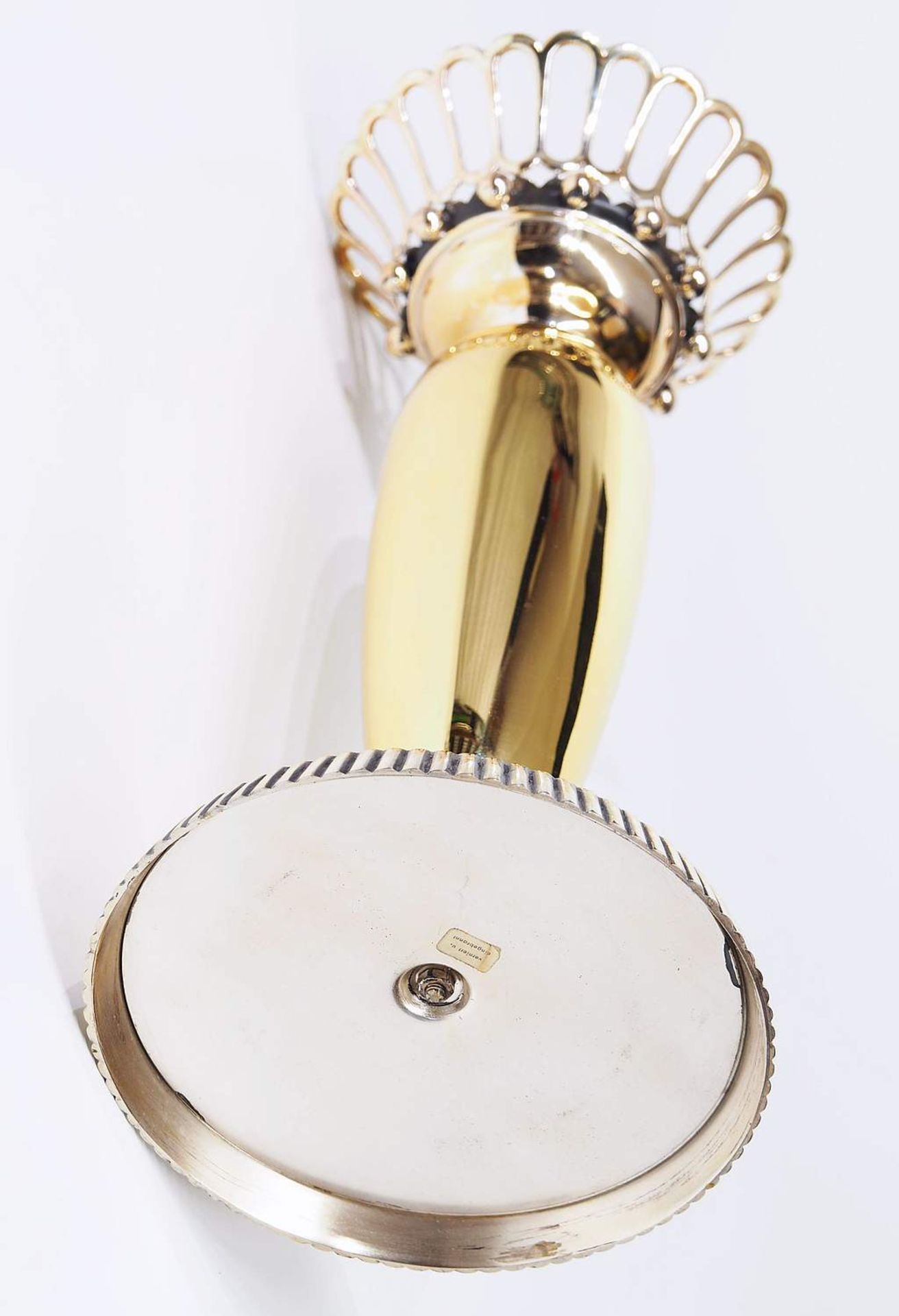 Außergewöhnlicher Kerzenleuchter WILKENS 835er Silber.<b - Image 5 of 6