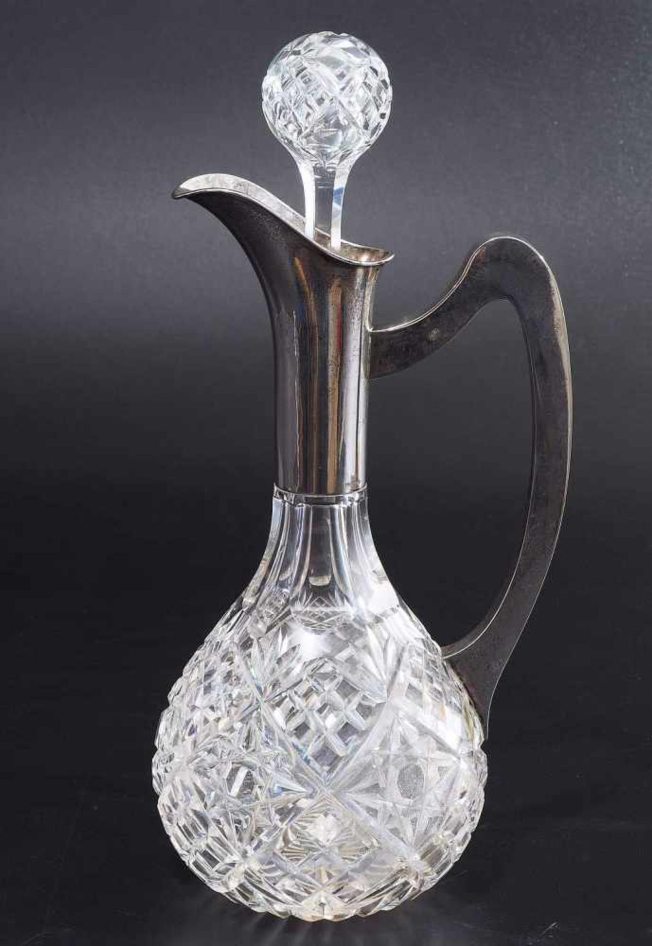 Karaffe/Decanter mit Silbermontierung. - Image 2 of 5