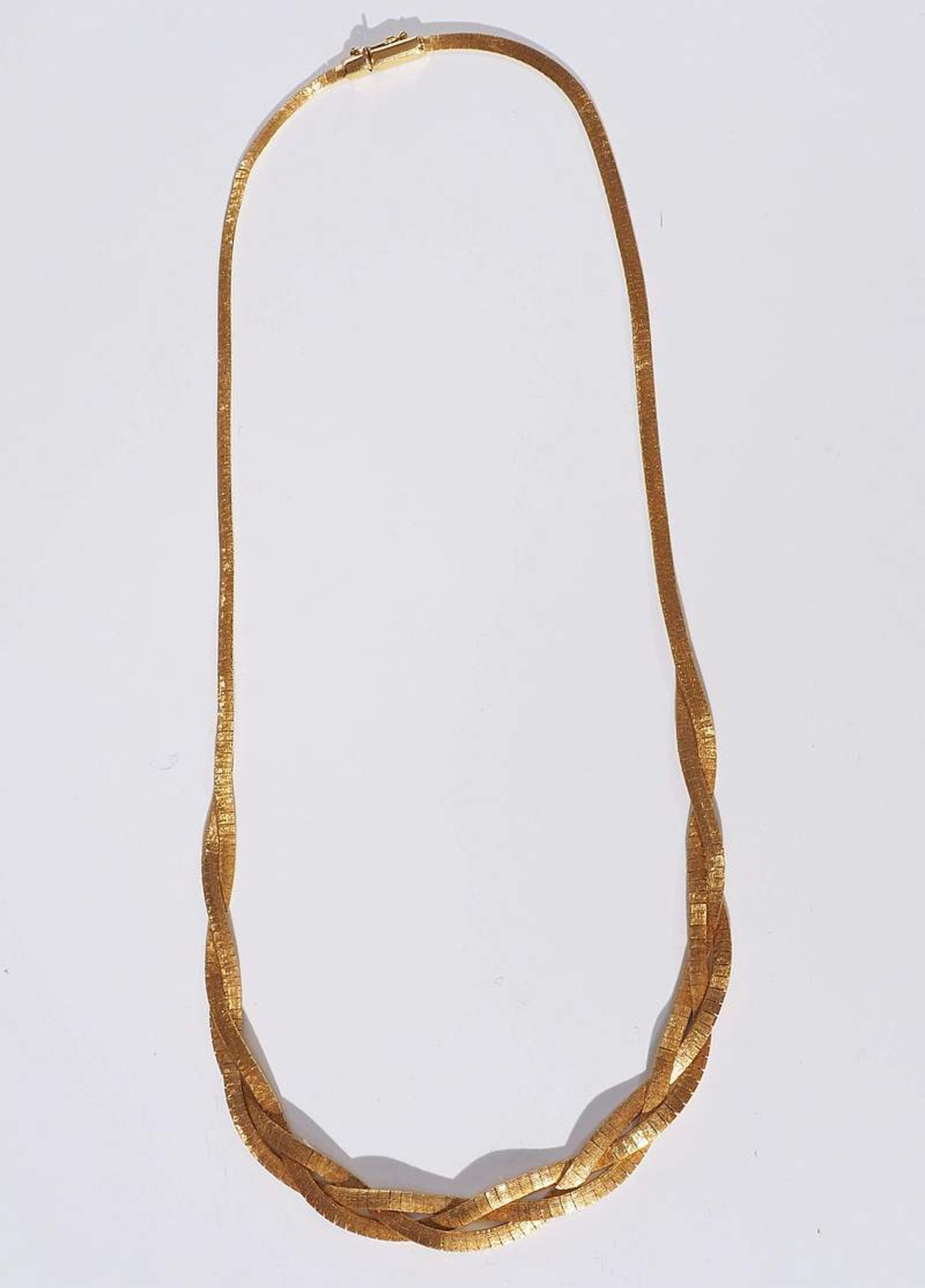 Collier, 750er Gelbgold. - Image 6 of 6