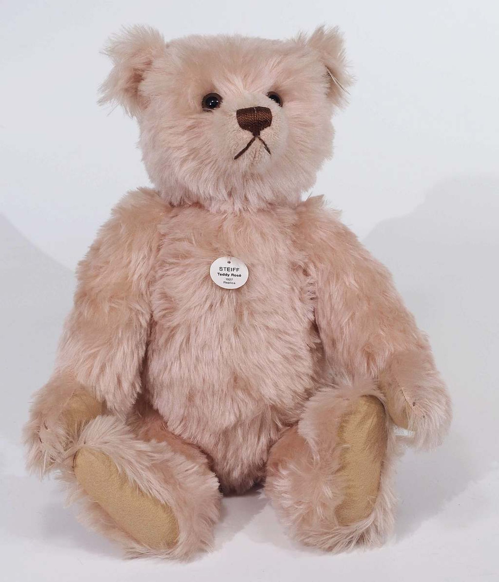 STEIFF Original Teddybär 1927, Rosé 48, Nr. 04108, Replik von 1994.STEIFF Original Teddybär 1927, - Bild 2 aus 9