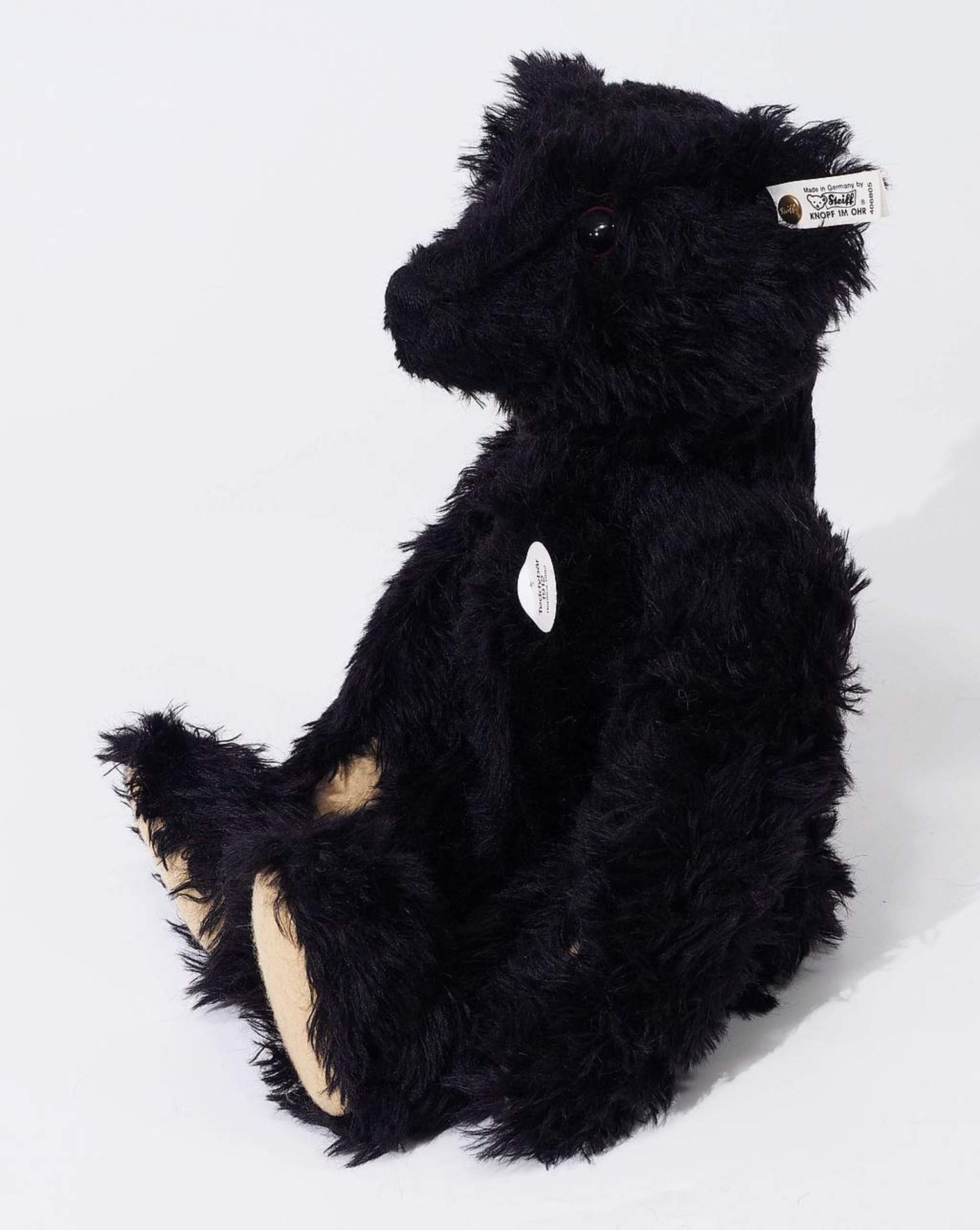 STEIFF Original Teddybär 1912, schwarz 40, Nr. 02874, Replik von 1992.STEIFF Original Teddybär 1912, - Bild 4 aus 9