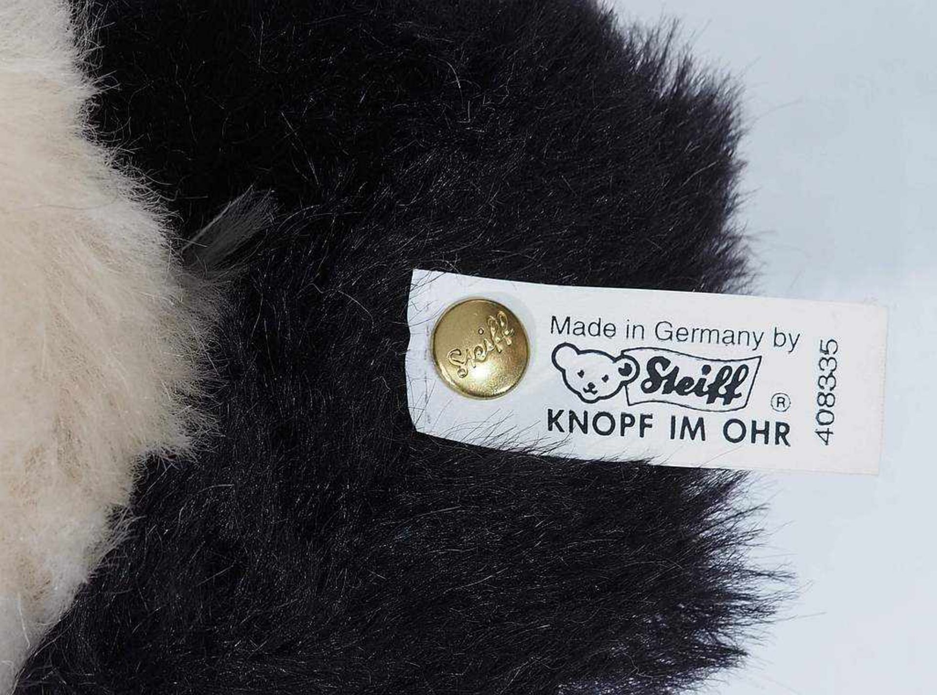 STEIFF Original Teddybär "Panda Bär schwarz-weiß, 1951". STEIFF Original Teddybär "Panda Bär - Bild 7 aus 9