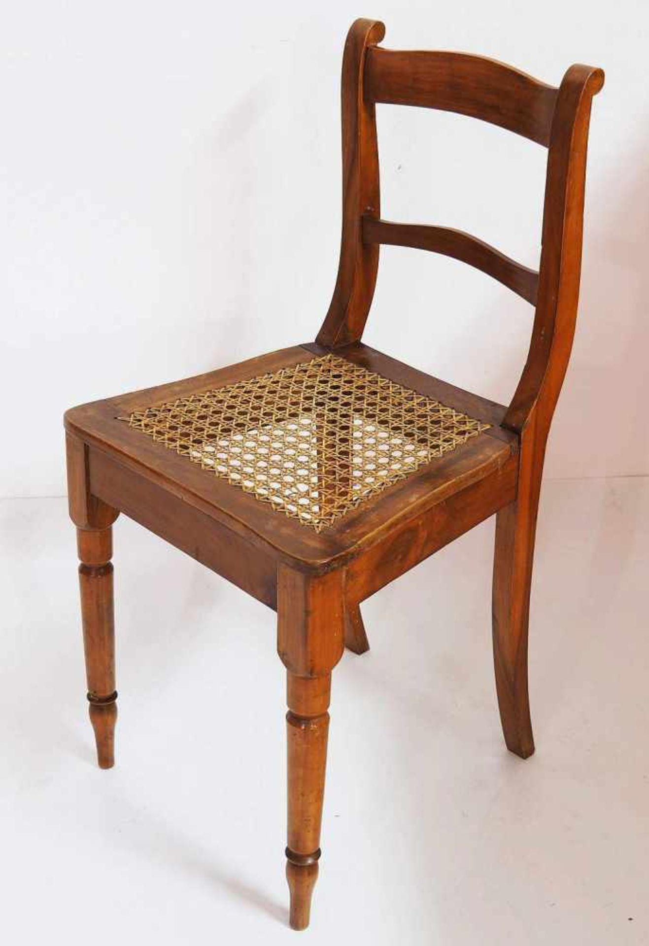 Stuhl, im Biedermeier Stil Mitte 19. Jahrhundert. Stuhl, im Biedermeier Stil Mitte 19. - Bild 3 aus 5