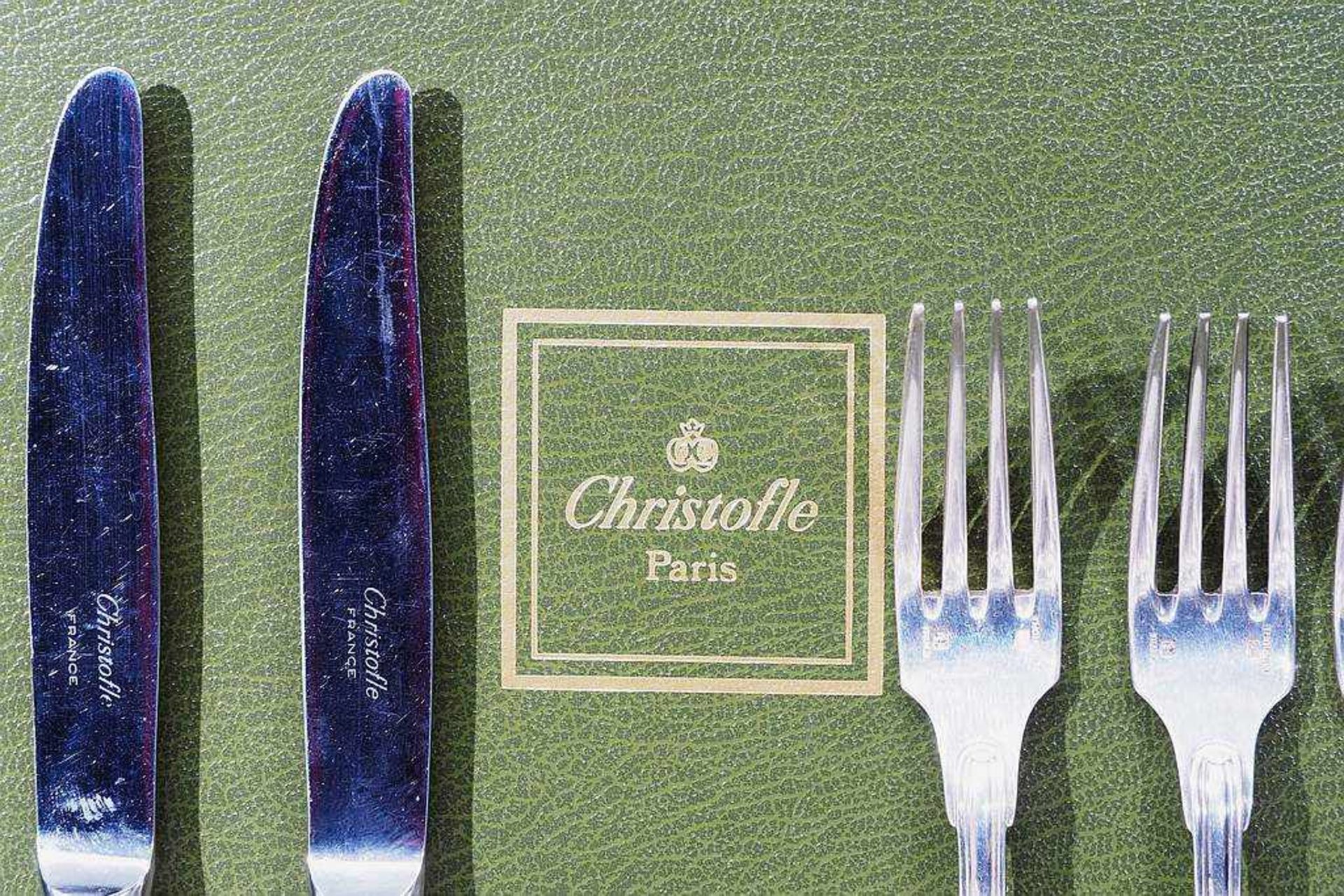 Christofle Paris, 60teiliges Besteck.Christofle Paris, 60teiliges Besteck. 60teiliges Besteck, - Bild 3 aus 7