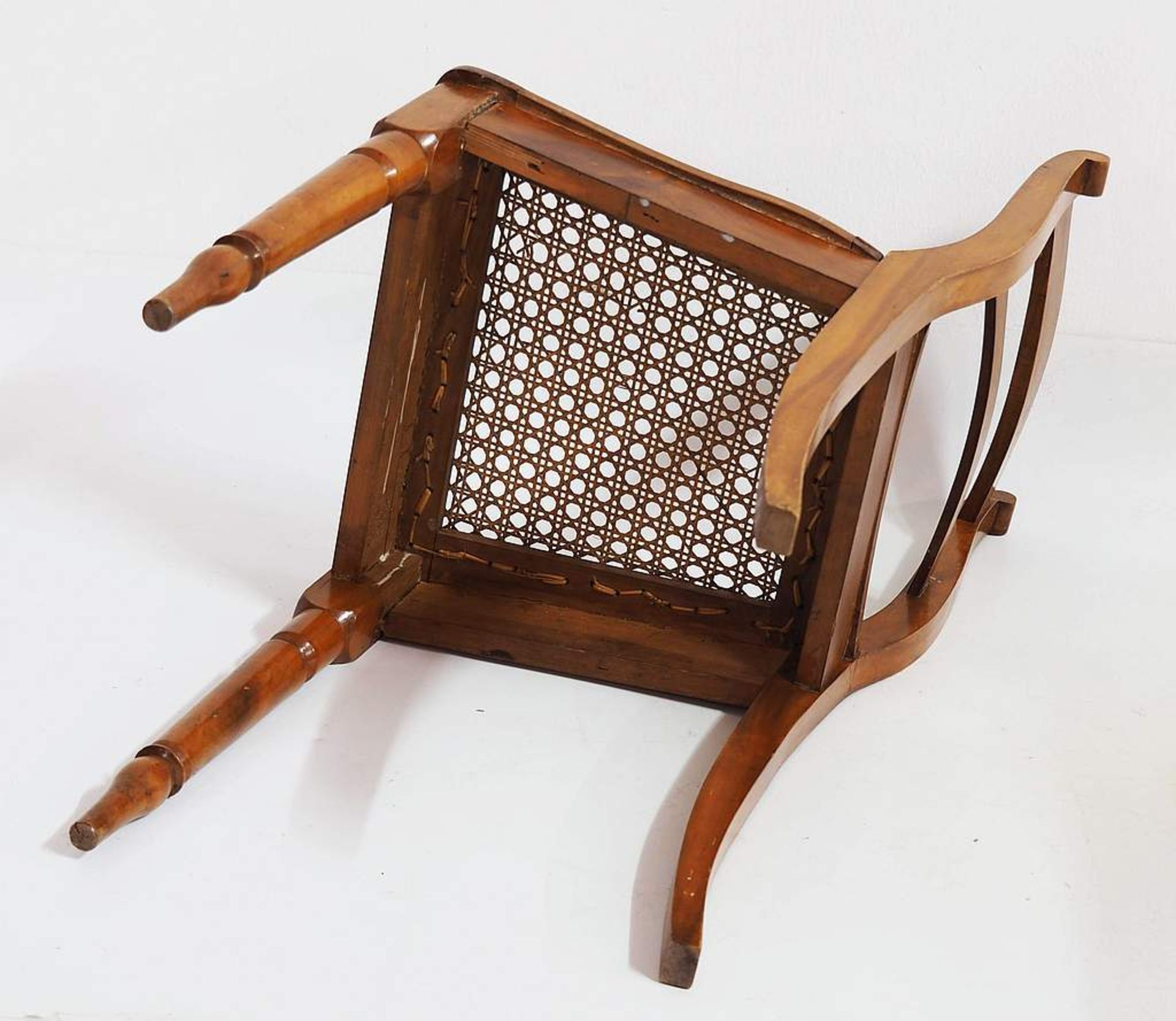 Stuhl, im Biedermeier Stil Mitte 19. Jahrhundert. Stuhl, im Biedermeier Stil Mitte 19. - Bild 5 aus 5