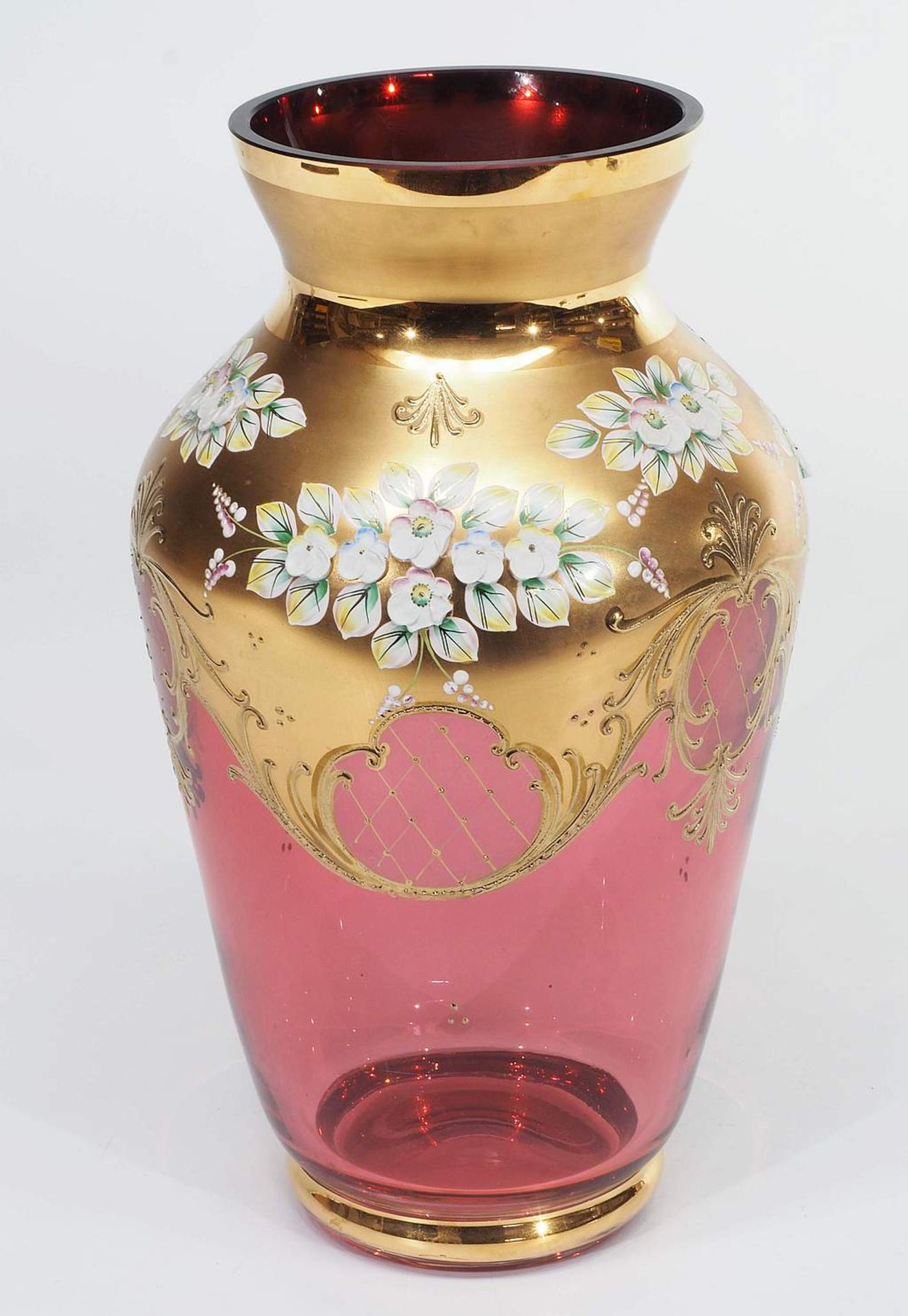 Dekorative Vase, Böhmen, 20. Jahrhundert. - Bild 2 aus 5