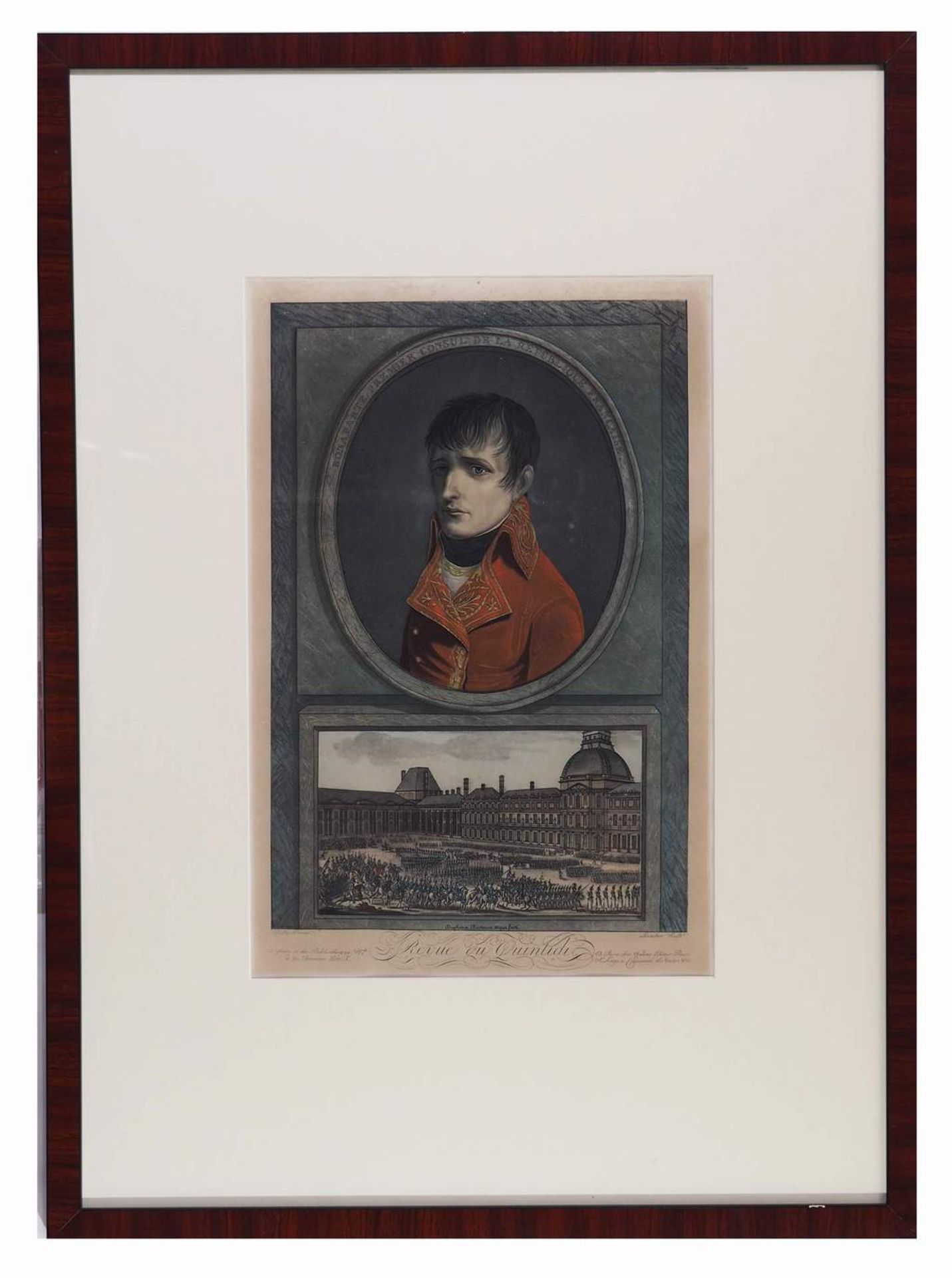 Darstellung/Brustbild des jugendlichen Napoleon, erster Konsul der Republik. - Bild 3 aus 7