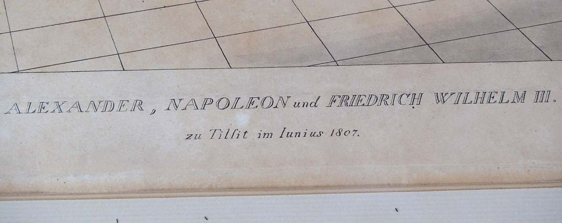 Darstellung der drei Kaiser: Alexander, Napoleon und Friedrich Wilhelm III., 1807. - Bild 5 aus 5