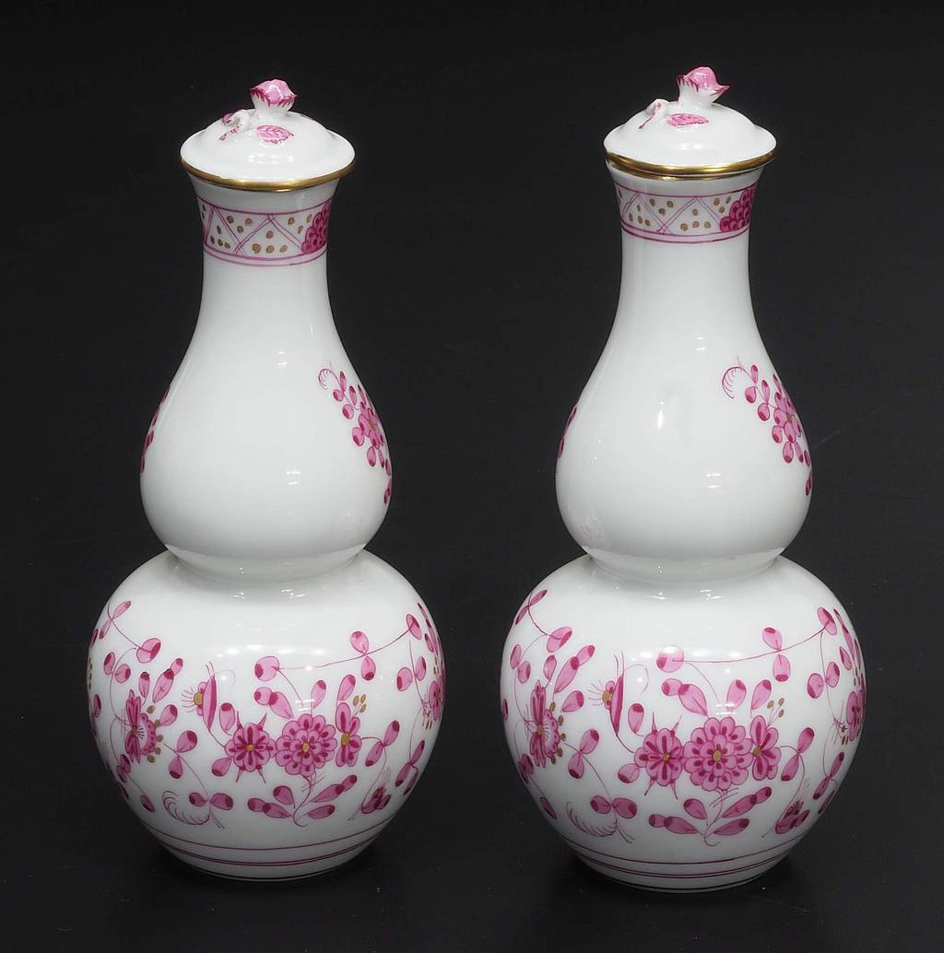 Paar Likör-Flaschen. Paar Likör-Flaschen. MEISSEN 1972 - 1980, 1. Wahl. Sogenannte Sake-Flasche - Bild 3 aus 5