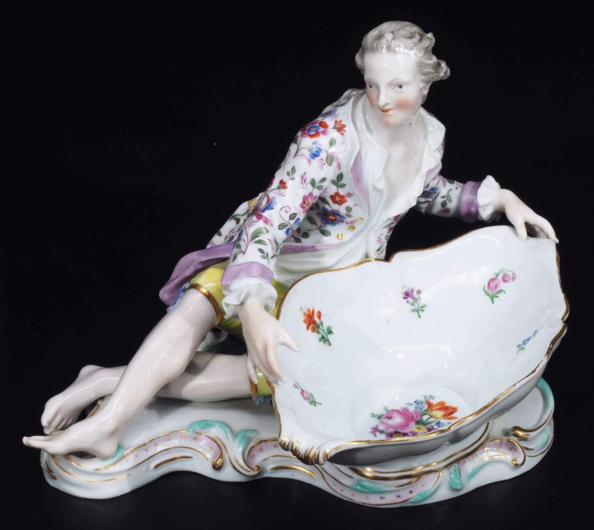 Große Figurenschale. MEISSEN um 1880, 1. Wahl. Große Figurenschale. MEISSEN um 1880, 1. Wahl.Große - Bild 2 aus 8