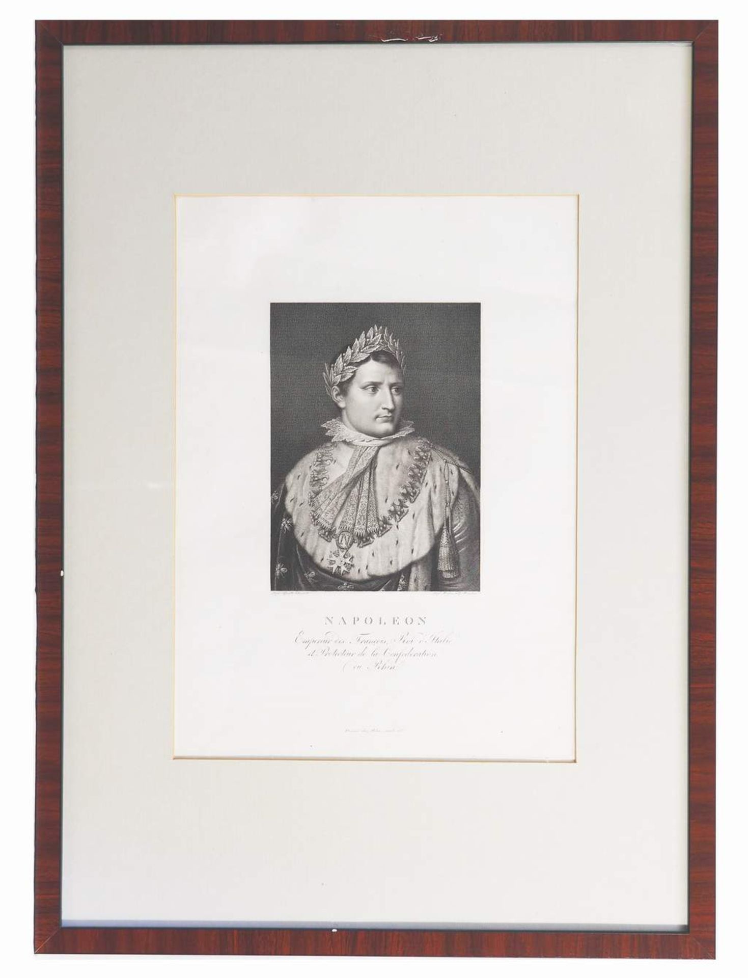 Portrait Napoleon mit Lorbeerkranz und HermelinumhangPortrait Napoleon mit Lorbeerkranz - Bild 3 aus 8
