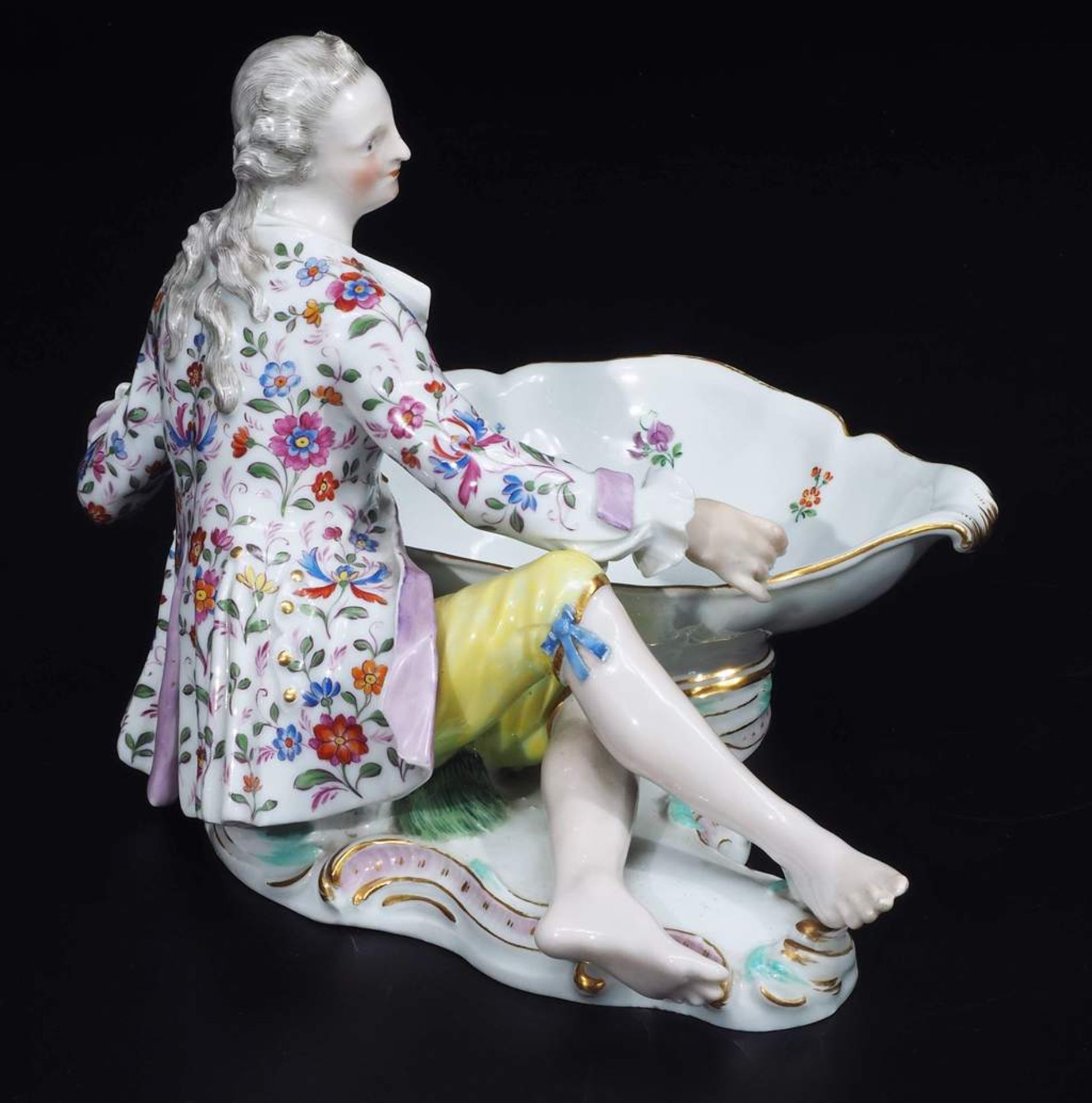 Große Figurenschale. MEISSEN um 1880, 1. Wahl. Große Figurenschale. MEISSEN um 1880, 1. Wahl.Große - Bild 3 aus 8