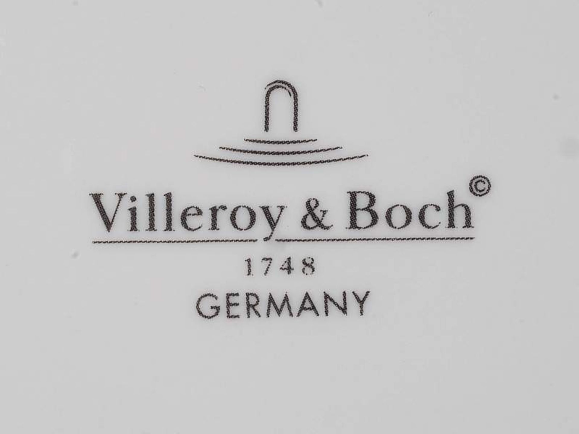 VILLEROY & BOCH, 14 Teller aus der Serie "Festive Memories". Farbig staffiert, im Spiegel mit - Bild 5 aus 5