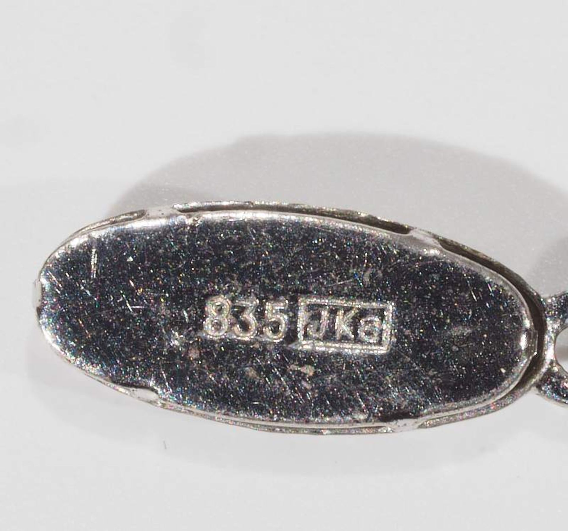 Akoya Zuchtperlenkette, einzeln verknotet. Ø der Perle ca. 6,7 mm, Länge der Kette ca. 46 cm. - Bild 6 aus 6