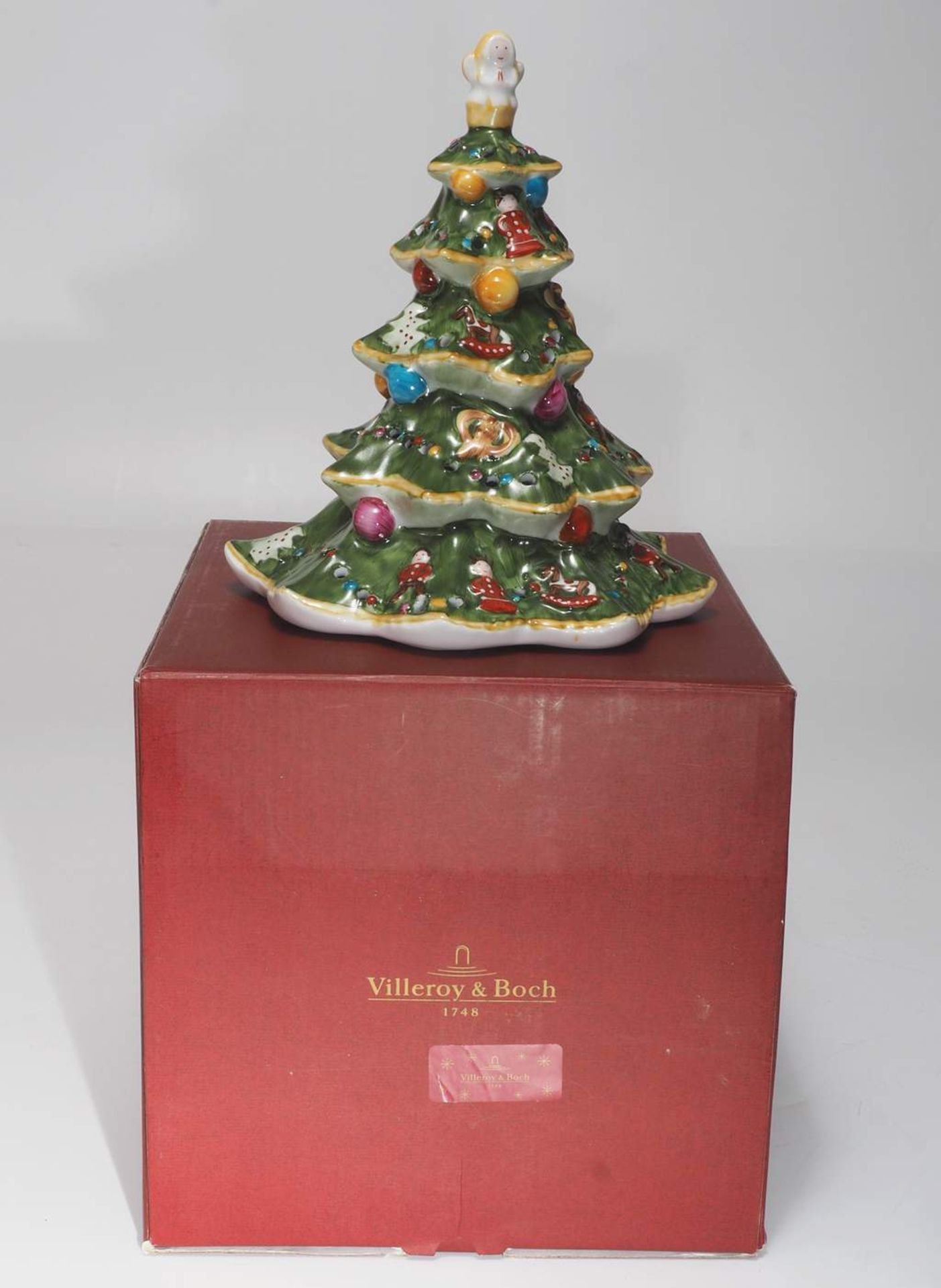 1) Spieluhr "O Tannenbaum", zweiteilig. VILLEROY & BOCH Christmas Toys. Spieluhr spielt den - Image 8 of 9